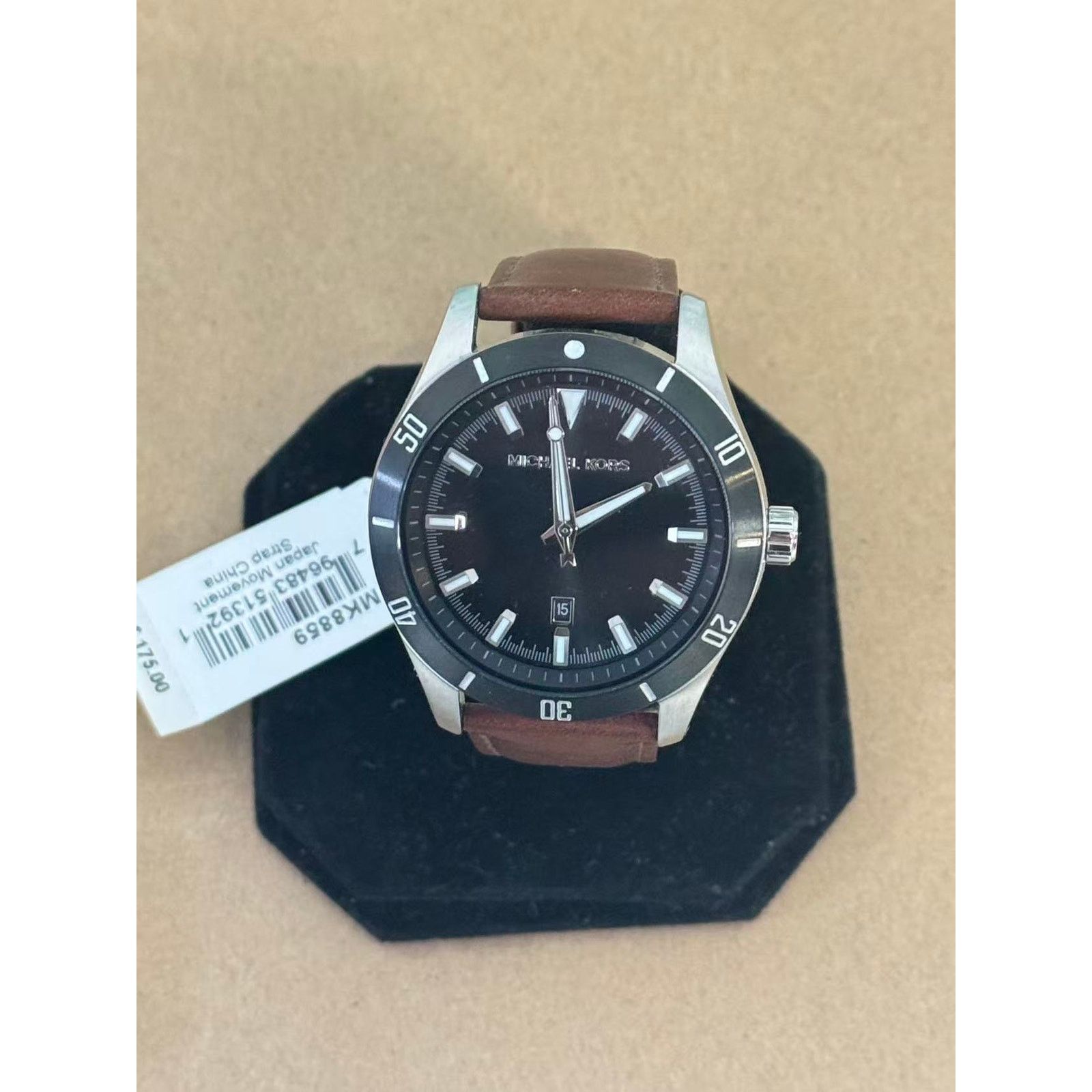 Michael Kors Michael Kors MK8859 Layton Brown Leather Men's Watch Size ONE SIZE - 4 Thumbnail