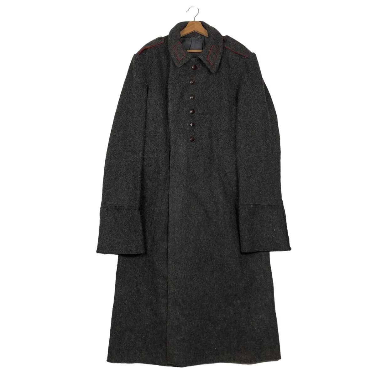 Vintage 🔥TRUE VINTAGE 1940’s LONG JACKET WOOL CANADIAN MILITARY Size US M / EU 48-50 / 2 - 2 Thumbnail