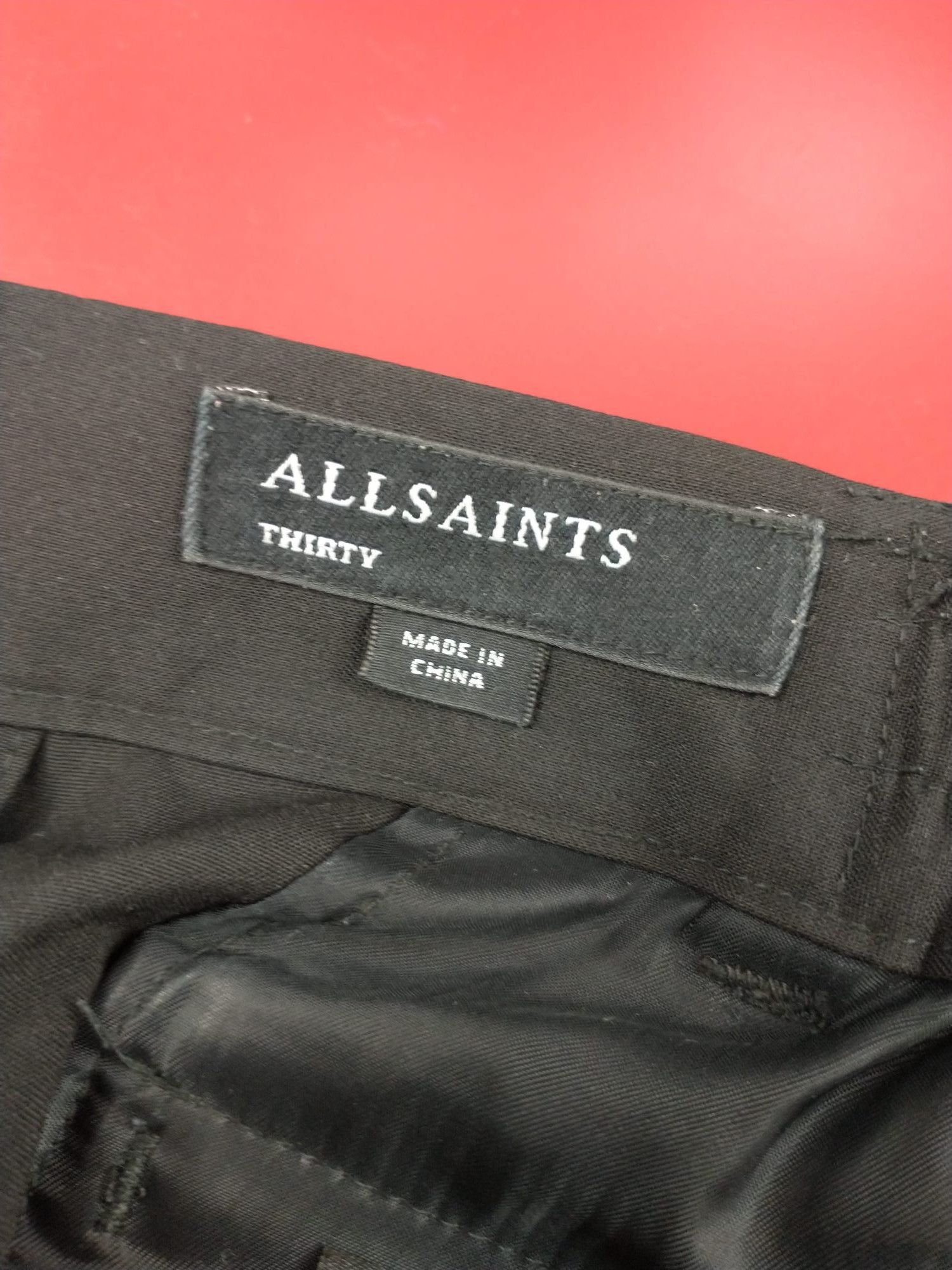 Allsaints Langley Trousers Size 30 Wool Blend High Waist Pants Size US 30 / EU 46 - 7 Thumbnail