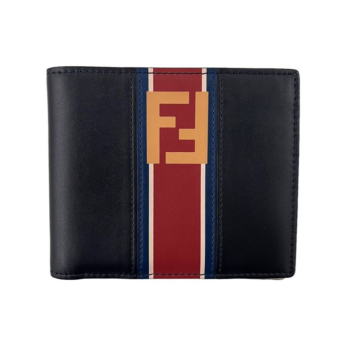 Men's Ff Stripe Bifold Wallet by Fendi