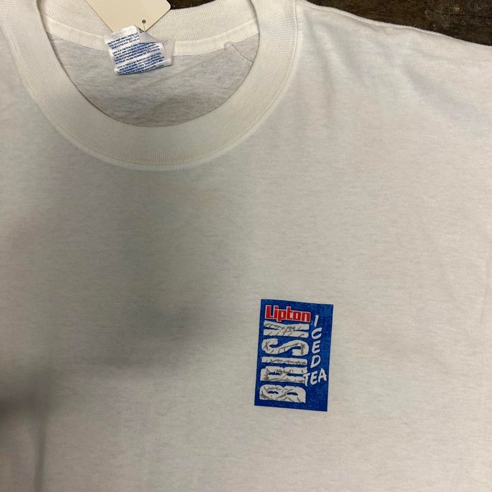Gildan VTG Brisk Tea Die Hard Promo T-shirt Size US XL / EU 56 / 4 - 4 Thumbnail