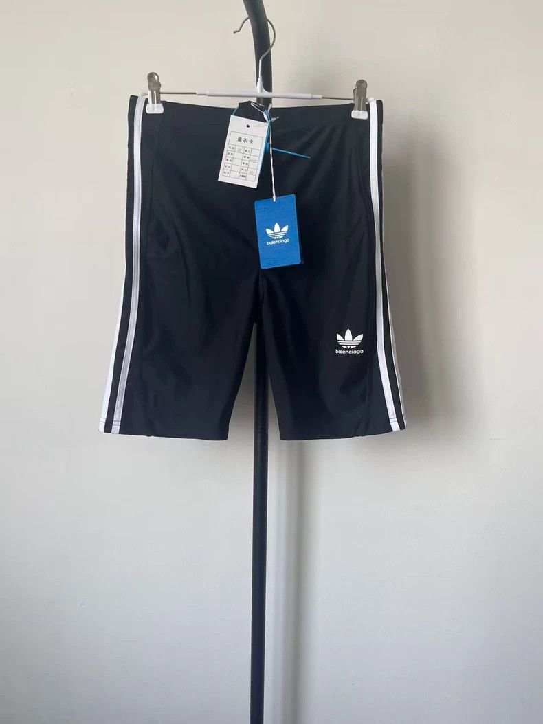 Balenciaga Balenciaga Adidas Trefoil Embroidered High Waist Cycling G Size 37" - 1 Thumbnail