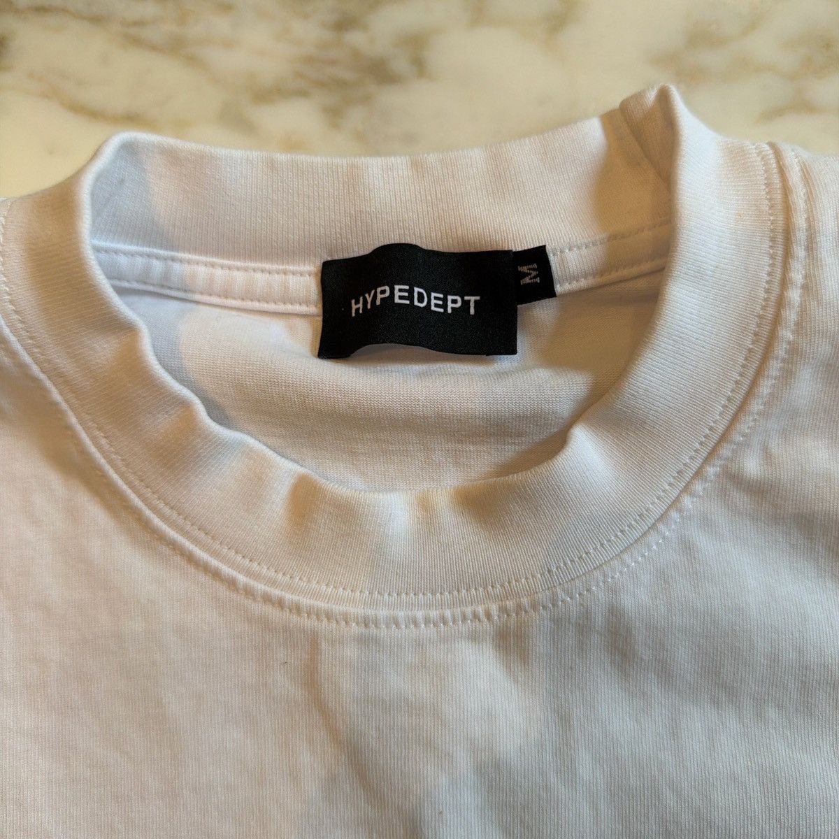 HYPEDEPT White Hype Dept “Stamps” Graphic Tee Shirt Size US XS / EU 42 / 0 - 3 Thumbnail