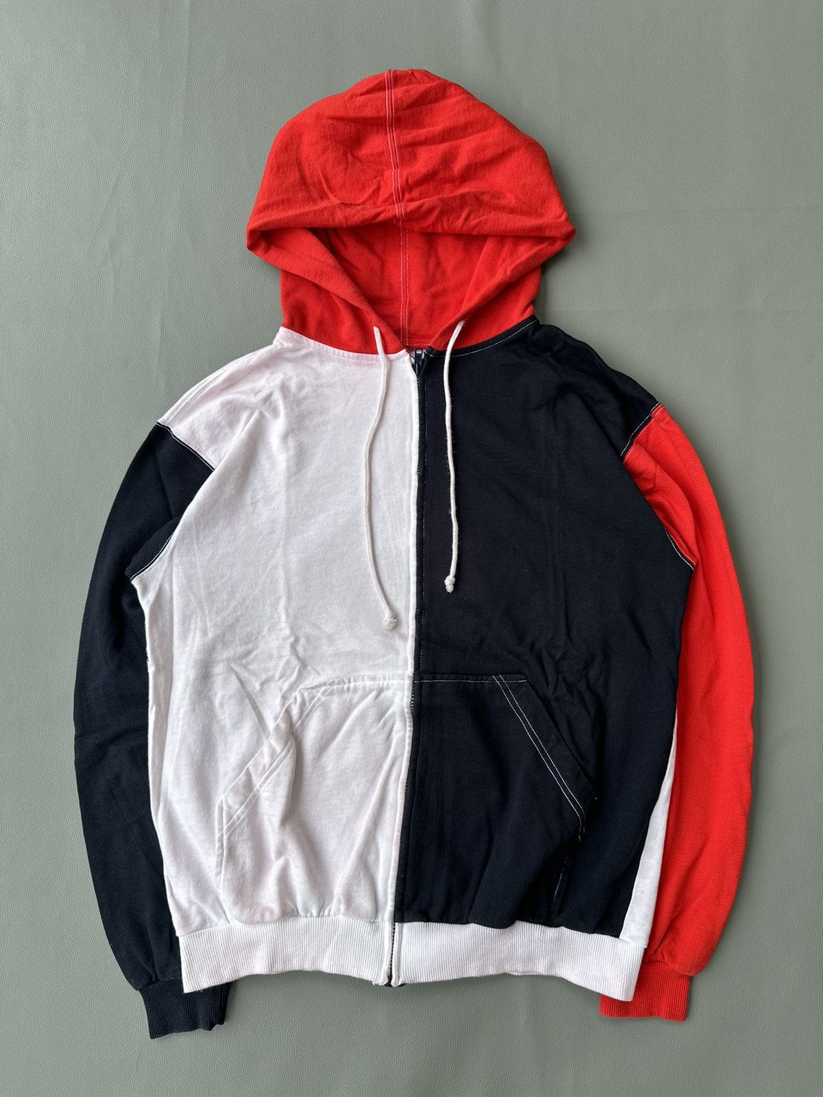 Junko Shimada ARCHIVE JUNKO SHIMADA COLOR BLOCK ZIP HOODIE Size US M / EU 48-50 / 2 - 1 Thumbnail