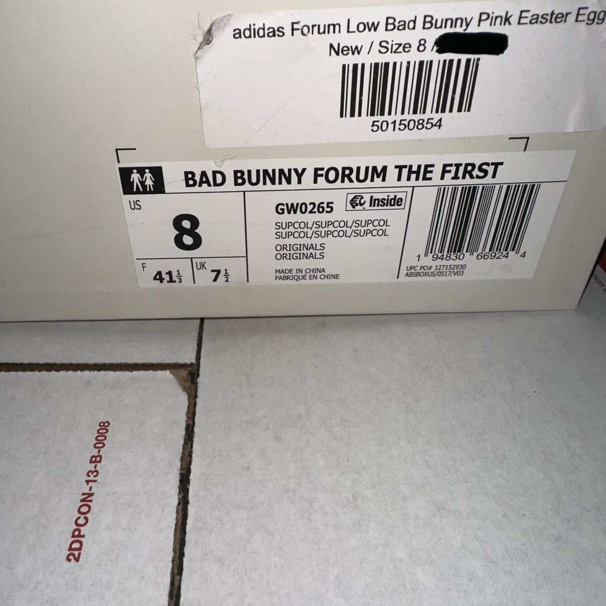 Adidas Bad Bunny Forum Low - Easter Egg / VNDS Size US 8 / EU 41 - 21 Thumbnail