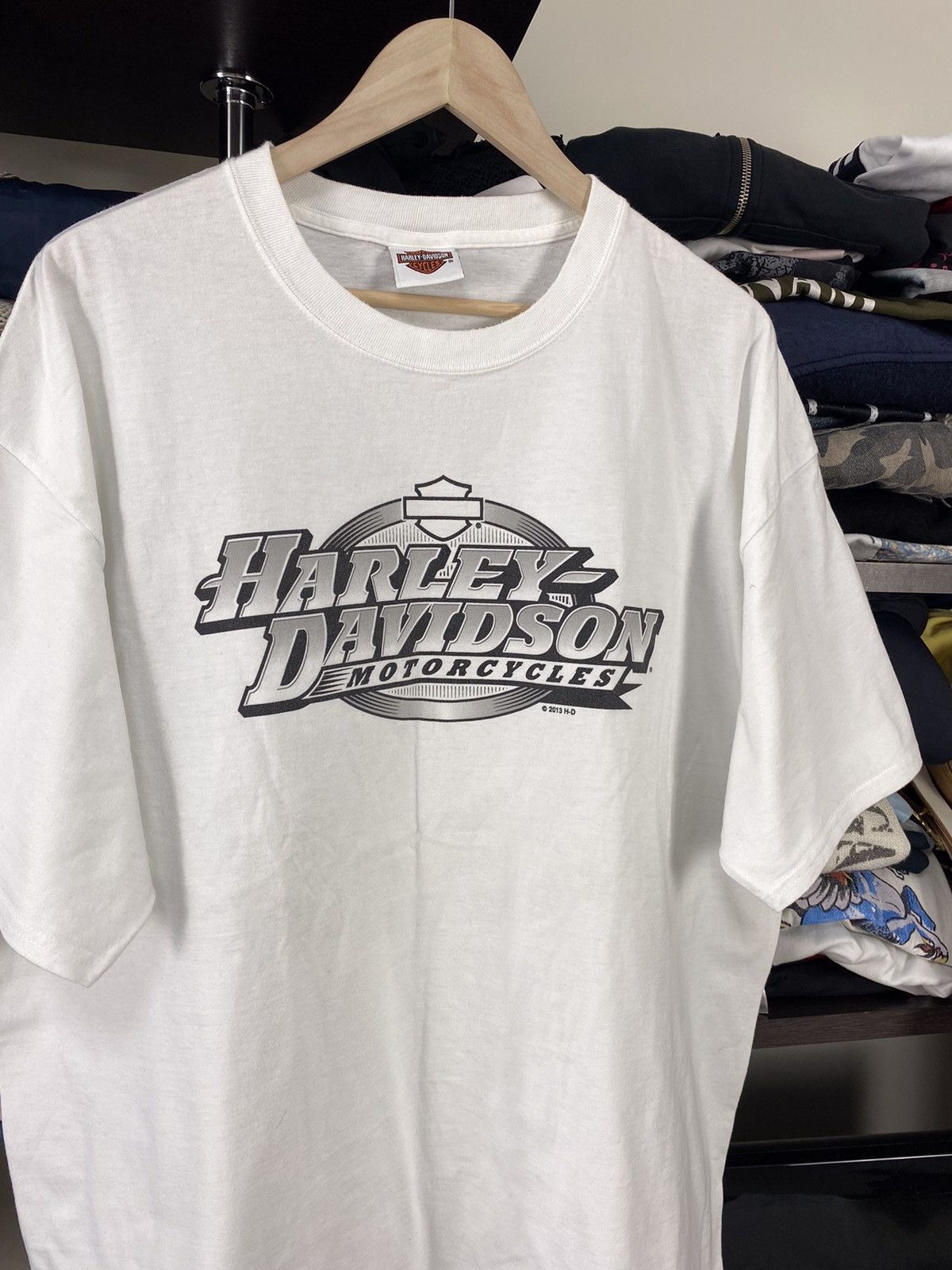 Harley Davidson × Vintage Vintage Harley Davidson 00s Guildford Graphic Tee Size US XXL / EU 58 / 5 - 3 Thumbnail