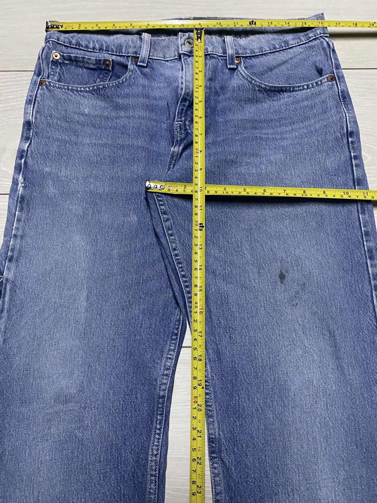 Levi's Vintage Levis 502 Y2K Carpenter Faded Wash Taperred Leg Jean Size US 32 / EU 48 - 13 Thumbnail