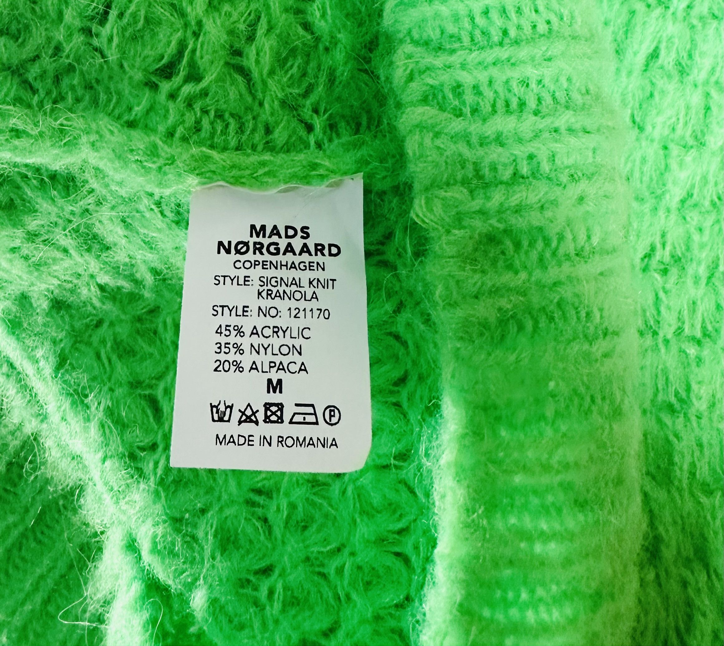 Mads Norgaard Green Jumper Alpaca blend Size M / US 6-8 / IT 42-44 - 5 Thumbnail