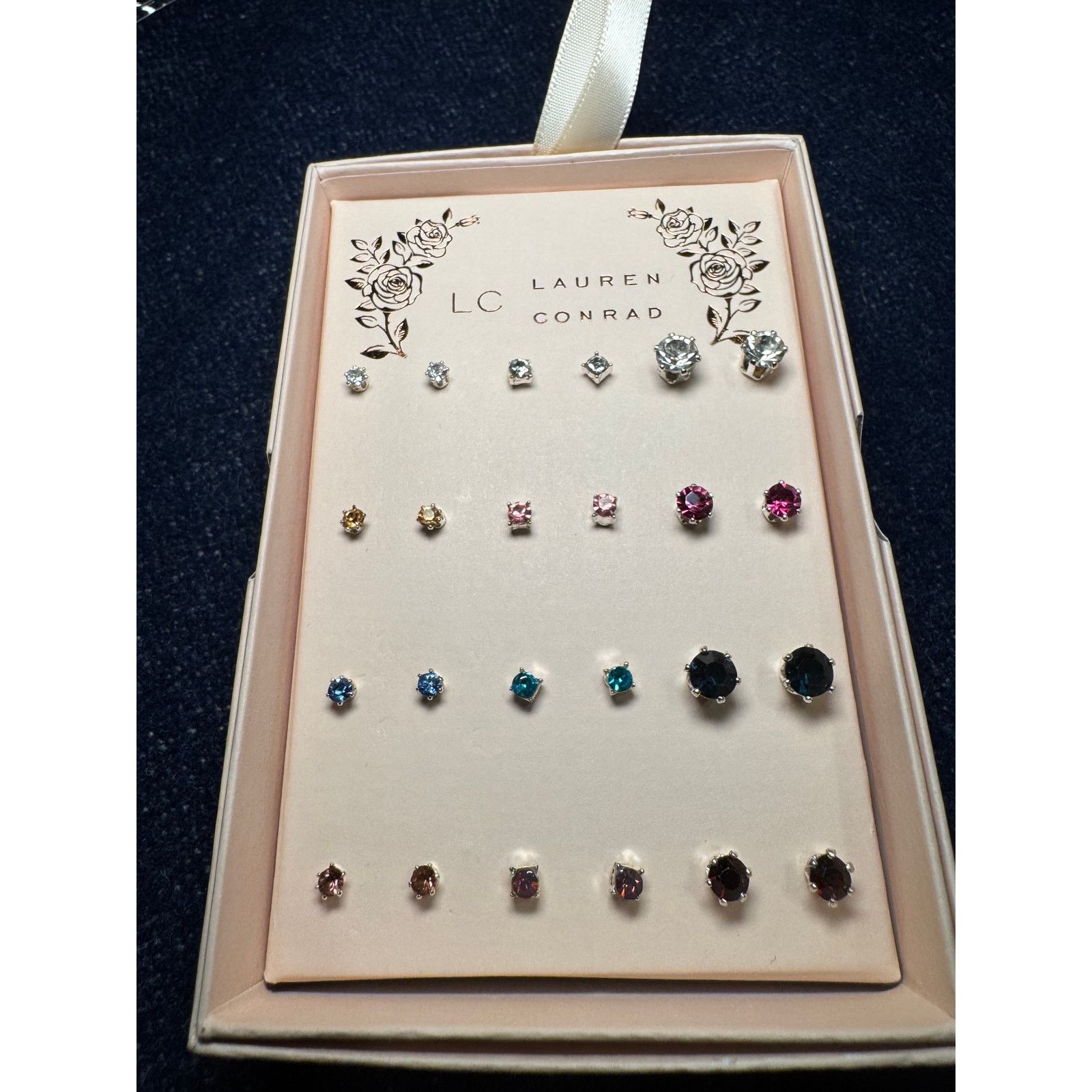 Lauren Conrad Set of 24 Lauren Conrad Various Size Stud Earrings Size ONE SIZE - 1 Thumbnail