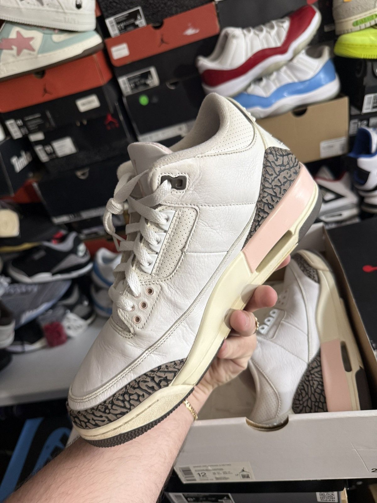 Jordan Brand Jordan retro 3 Neapolitan sz 10.5m/12w Size US 10.5 / EU 43-44 - 3 Thumbnail