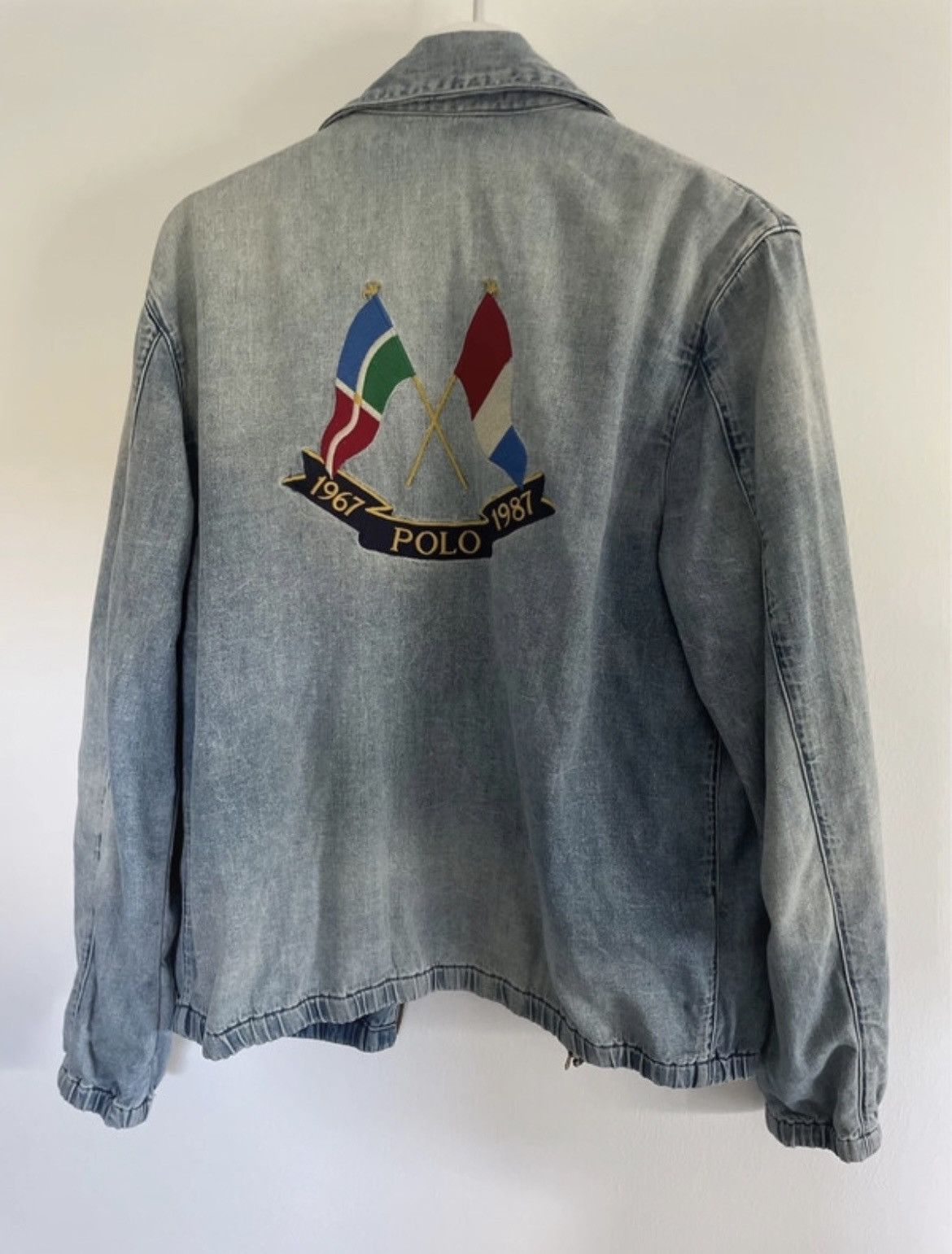 Polo Ralph Lauren × Ralph Lauren Polo Ralph Lauren Cross Flags Denim Jacket Size US M / EU 48-50 / 2 - 2 Thumbnail