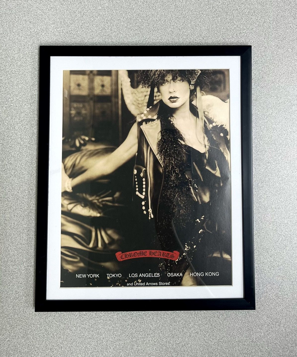 Chrome Hearts Chrome Hearts vintage photo Framed poster 9x11 Size ONE SIZE - 1 Thumbnail