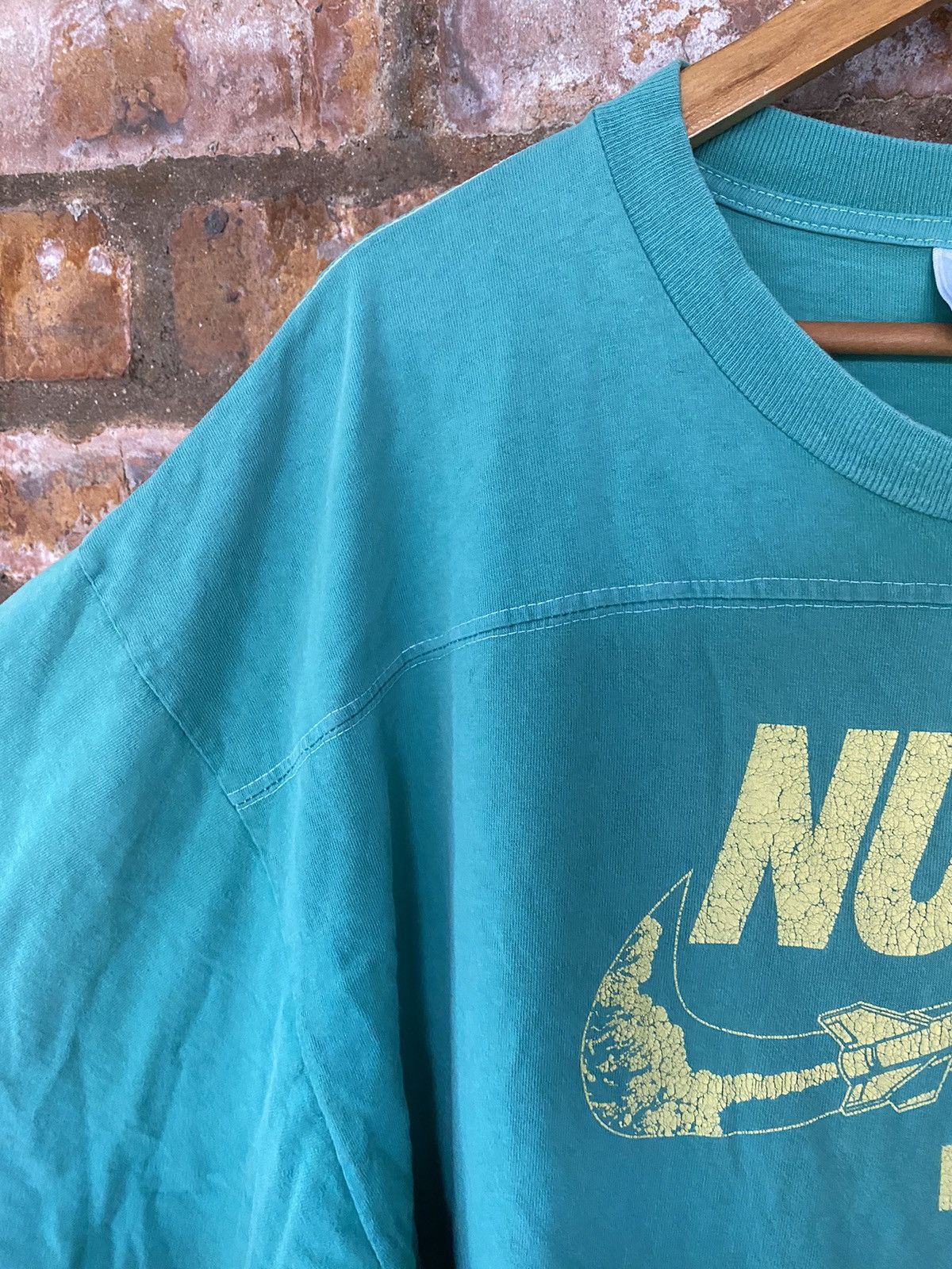 X-LARGE 2004 X-Large No War Nuke Rockets Parody Nike Size US XL / EU 56 / 4 - 6 Thumbnail