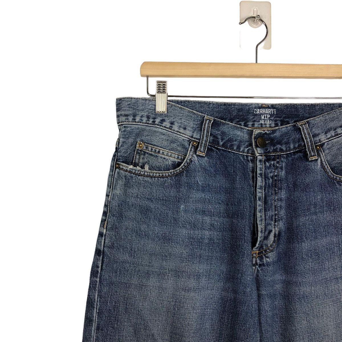 Carhartt 🔥True Vintage Distressed Denim Jeans Workers Carhartt WIP Size US 35 - 6 Thumbnail