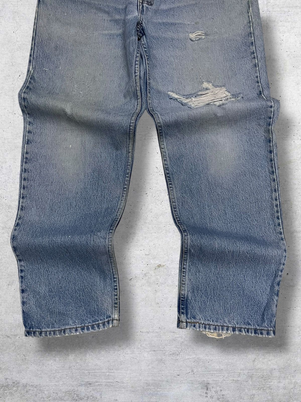 Levi's Vintage Clothing VINTAGE LEVIS 550 90S DESIGNER DISTRESSED TRASH DENIM Size US 32 / EU 48 - 3 Thumbnail