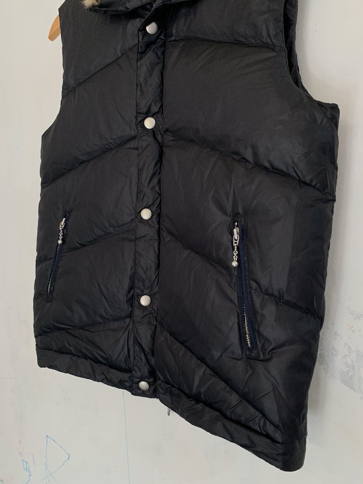 14th Addiction × If Six Was Nine × Slick Slick nylon fur collar down vest Size US S / EU 44-46 / 1 - 4 Thumbnail