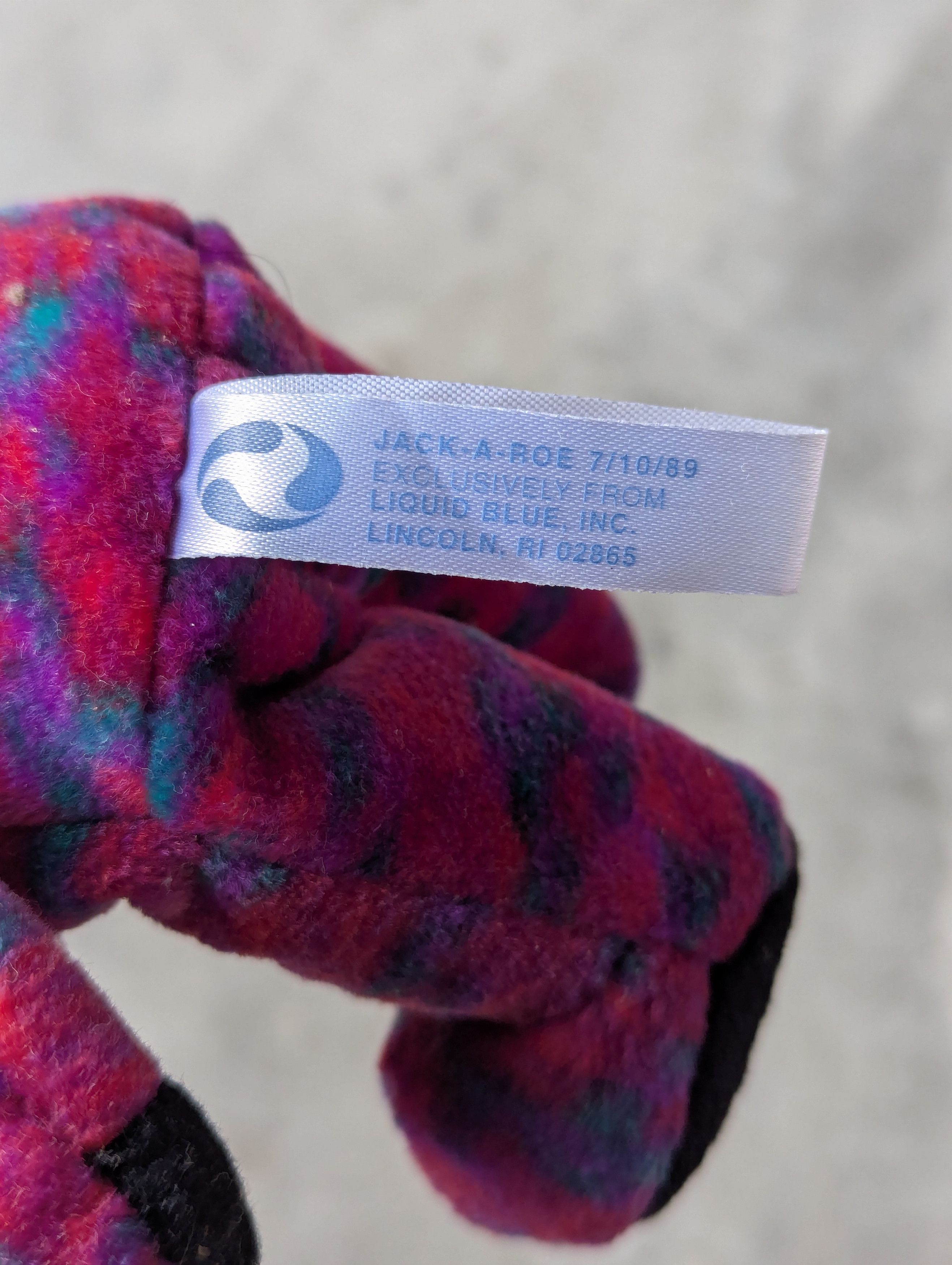 Grateful Dead Grateful Dead "Jack A Roe" Liquid Blue Plush Bear Size ONE SIZE - 3 Thumbnail