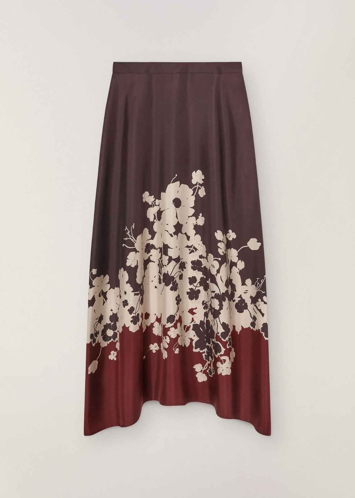 o1srvl11e0424 Skirt in Brown Coffee & White