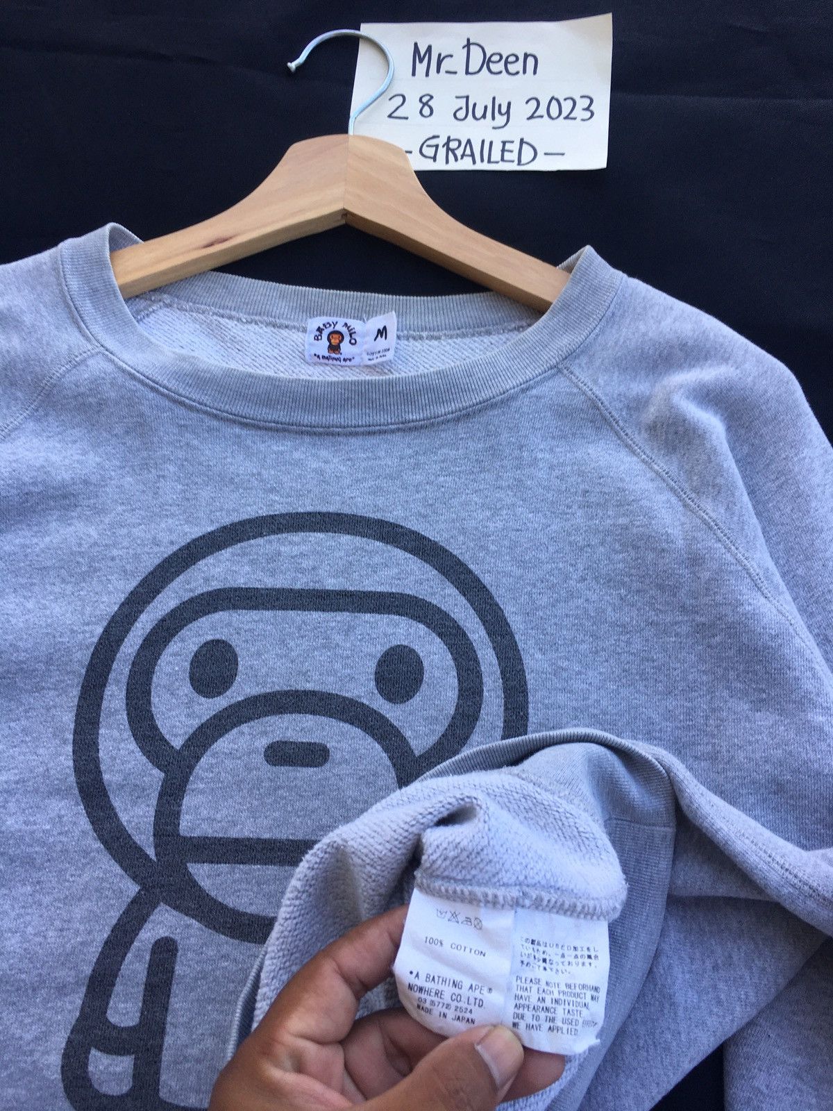 Bape Rare BAPE Baby Milo ASNKA Sweatshirt Size US M / EU 48-50 / 2 - 10 Thumbnail