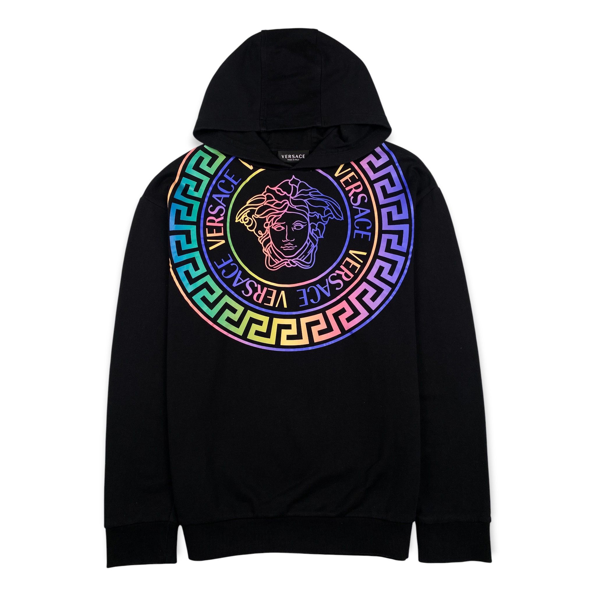 Versace Multicolor Medusa Logo Hoodie Size US M / EU 48-50 / 2 - 1 Thumbnail
