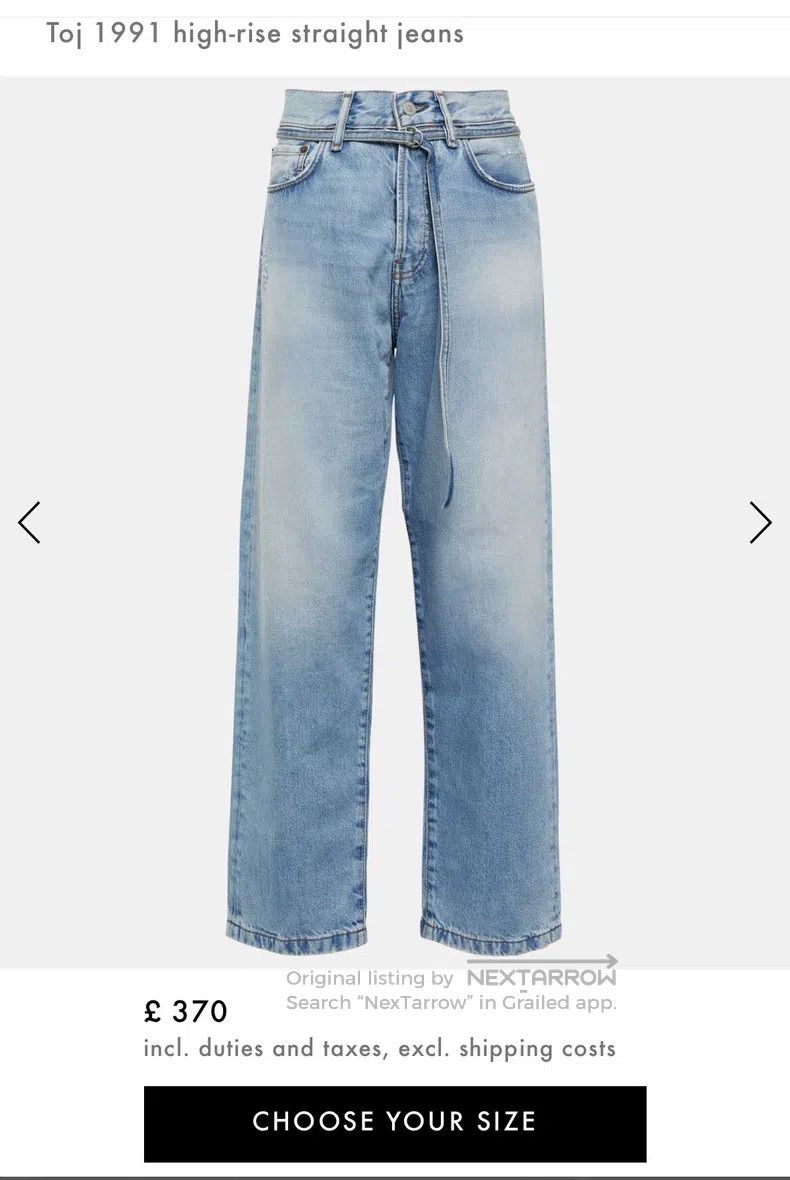 Acne Studios Acne Studios Toj Jeans Size US 27 - 6 Thumbnail
