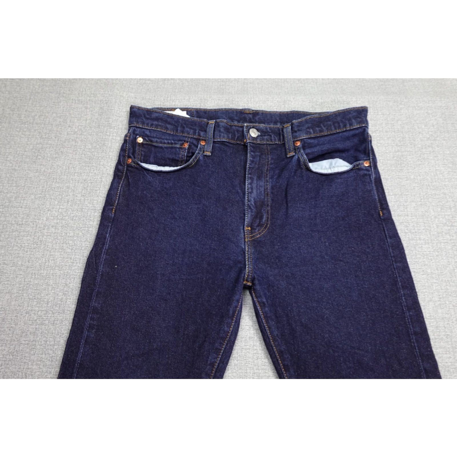 Levi's Levi's 518 Jeans Mens 34x32 Blue Regular Fit Western Cowboy Rancher Dark Wash Size US 34 / EU 50 - 2 Thumbnail