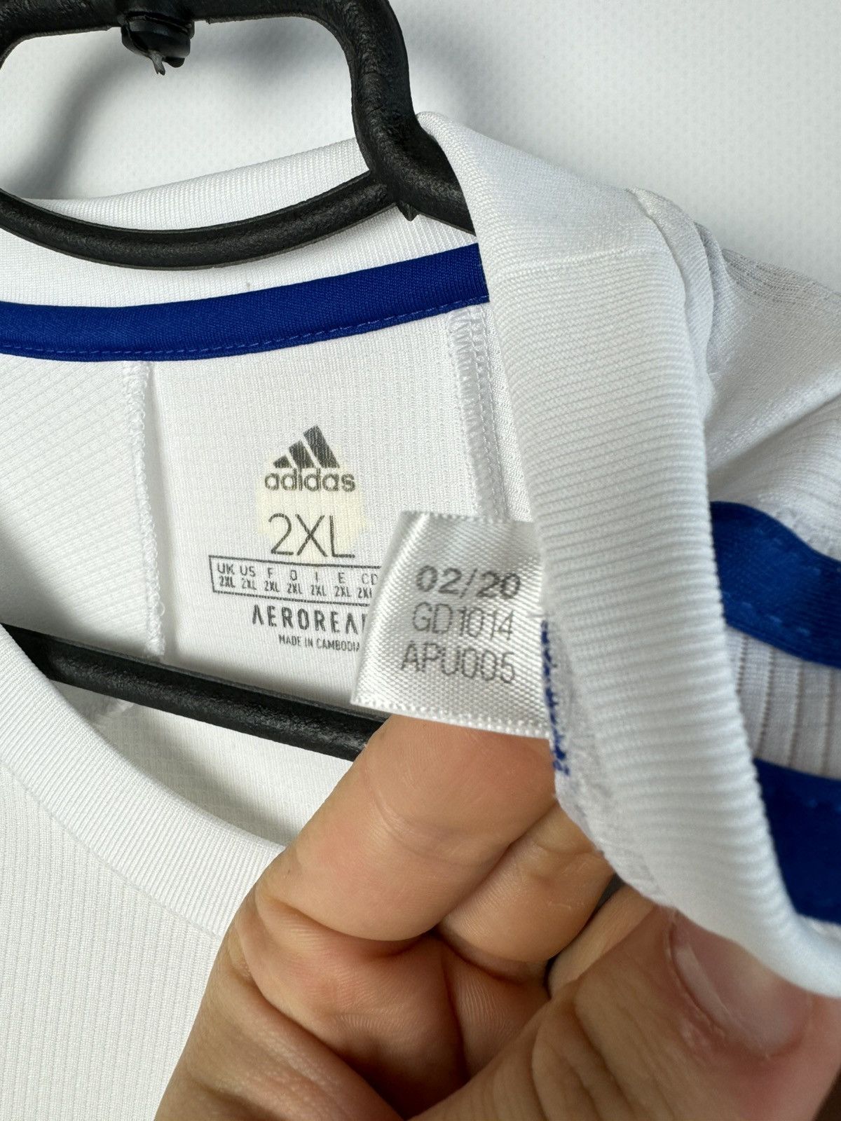 Adidas Leeds United 2020 2022 Home Football Soccer Jersey Adidas Size US XXL / EU 58 / 5 - 6 Thumbnail