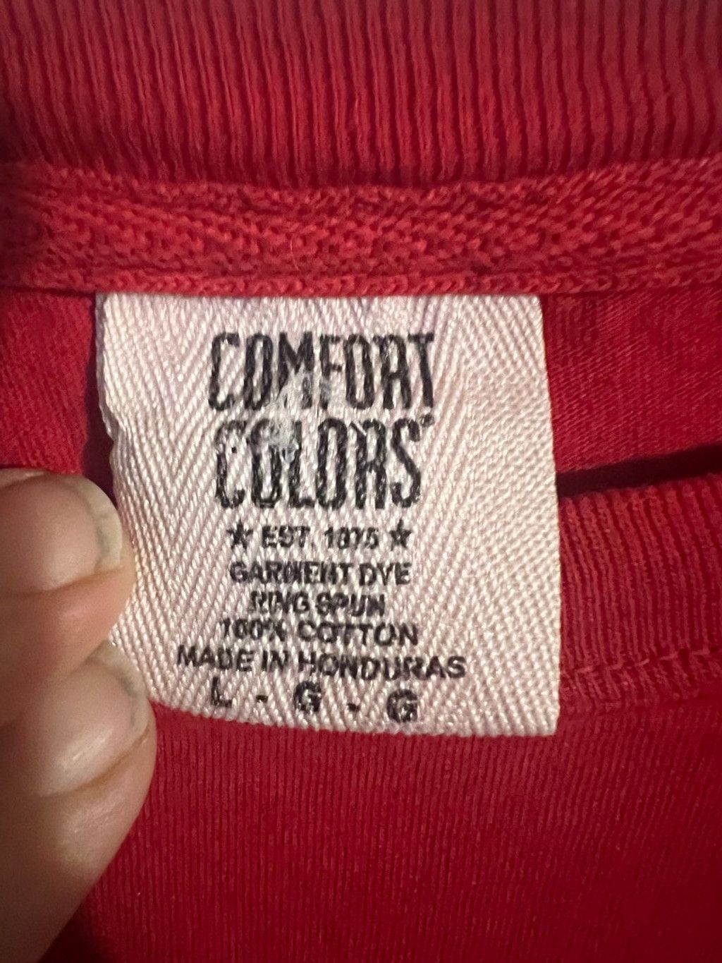 Comfort Colors Men's Comfort Colors Red Ole Miss Rebels Long Sleeve Tee L Size US L / EU 52-54 / 3 - 3 Thumbnail