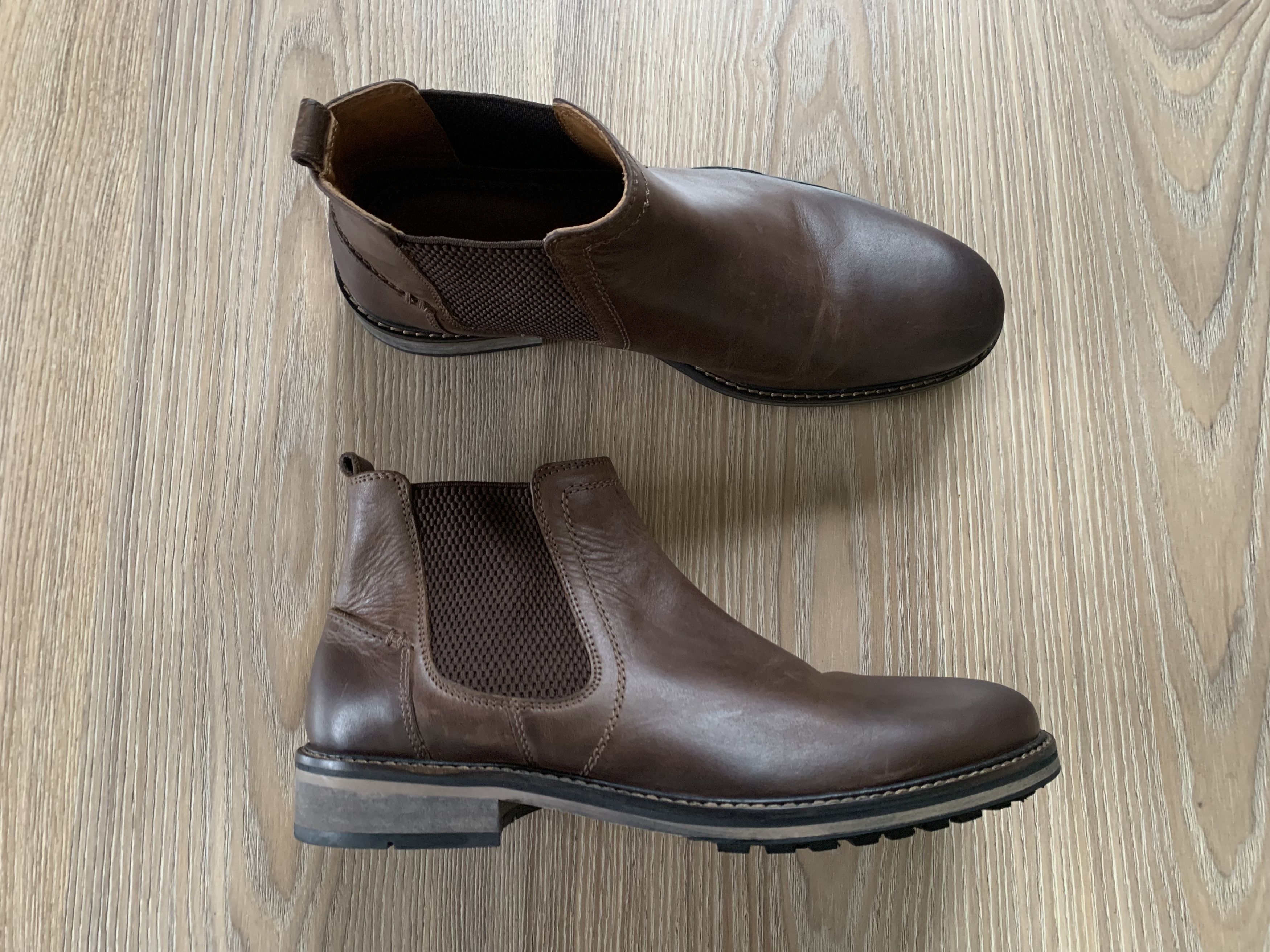 Dune London Mens Dune London Chorleys Chelsea Boots Brown Leather Size US 9 / EU 42 - 2 Thumbnail