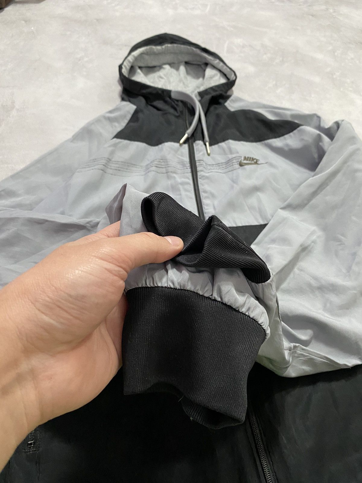 Nike 🦍 Vintage 90s Track Jacket Nike Mini Swoosh Size US XL / EU 56 / 4 - 6 Thumbnail