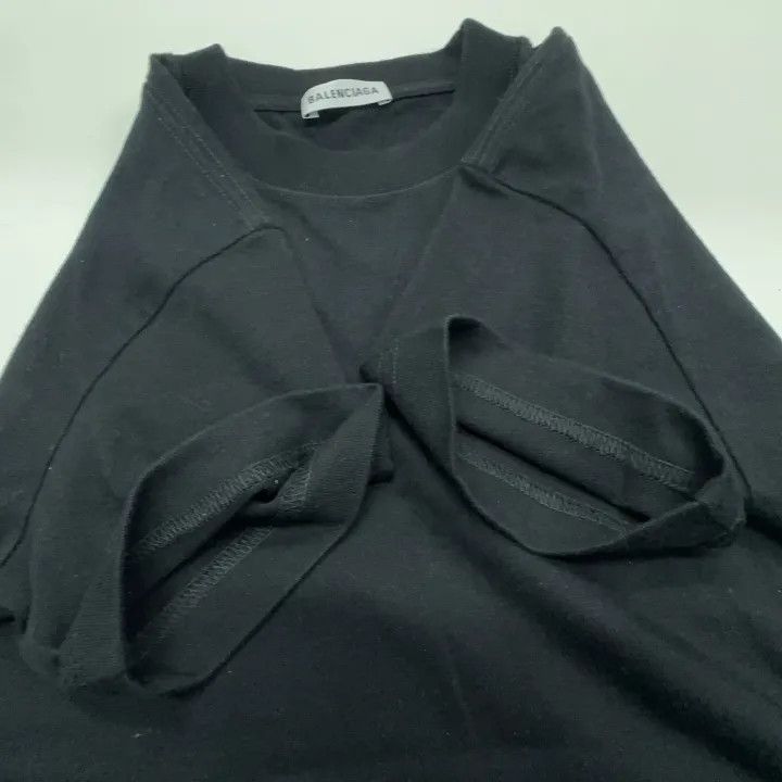 Balenciaga Balenciaga Logo Print Short Sleeve T-Shirt 0079-2507 Size XS / US 0-2 / IT 36-38 - 7 Thumbnail