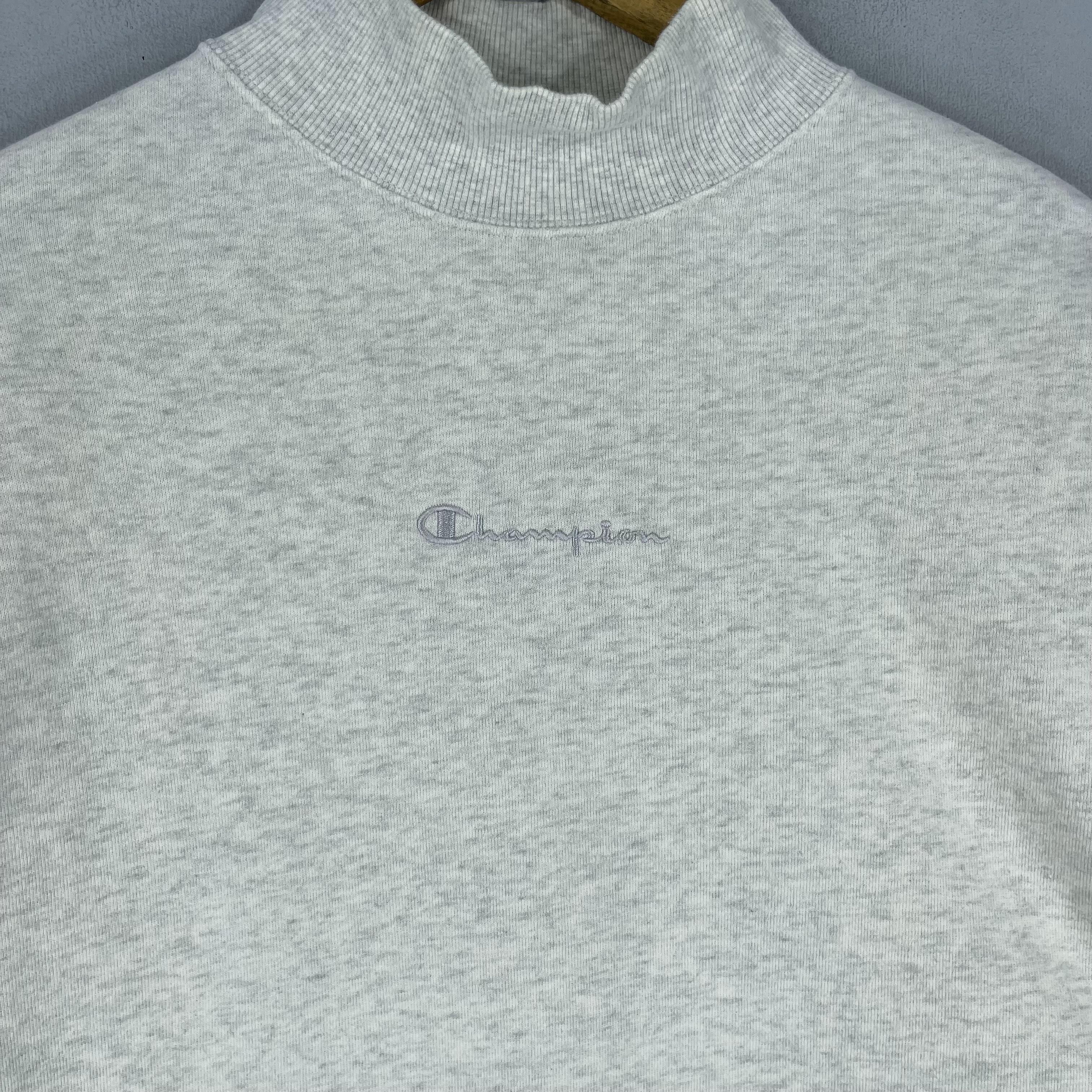 Champion Vintage 90's CHAMPION Script Logo Pullover Sweater Size US M / EU 48-50 / 2 - 2 Thumbnail