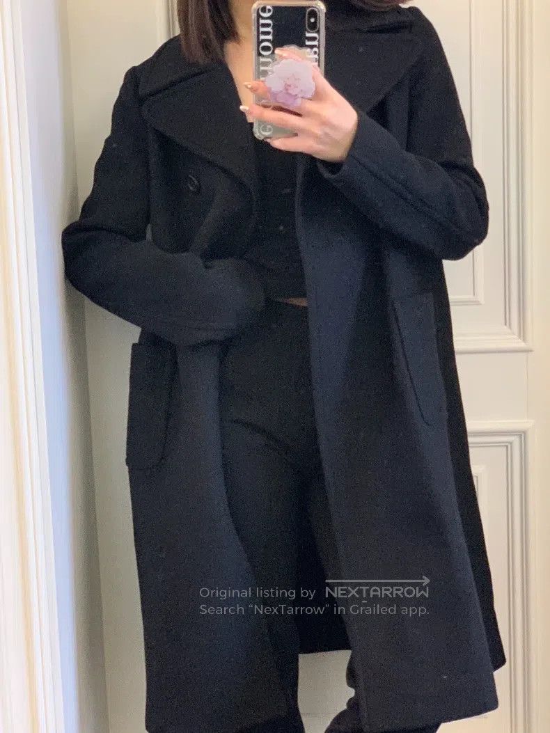 Valentino Black long coat