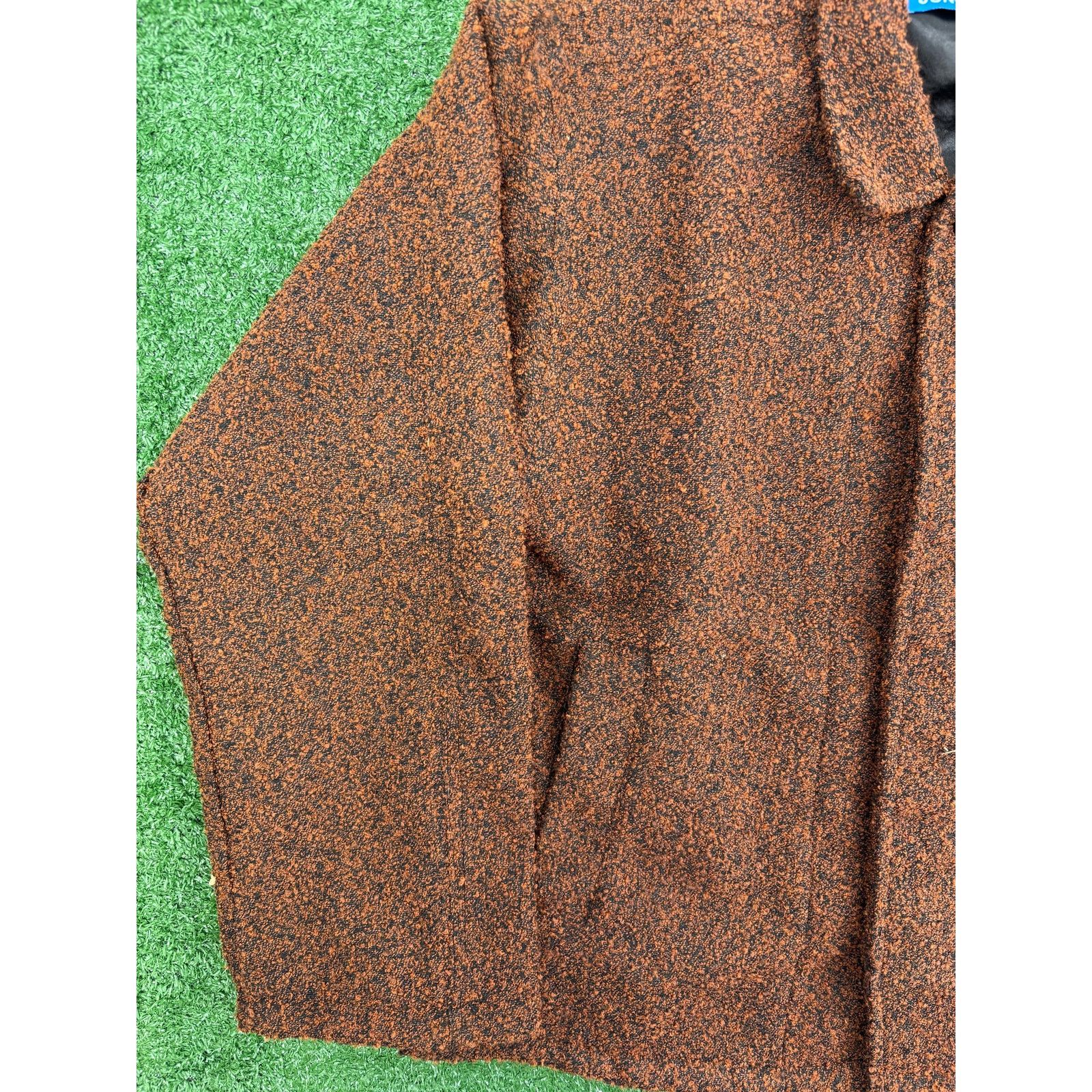 Jungles Jungles Jungles Pleated Static Boucle Brown Jacket Size SM Size US S / EU 44-46 / 1 - 4 Thumbnail