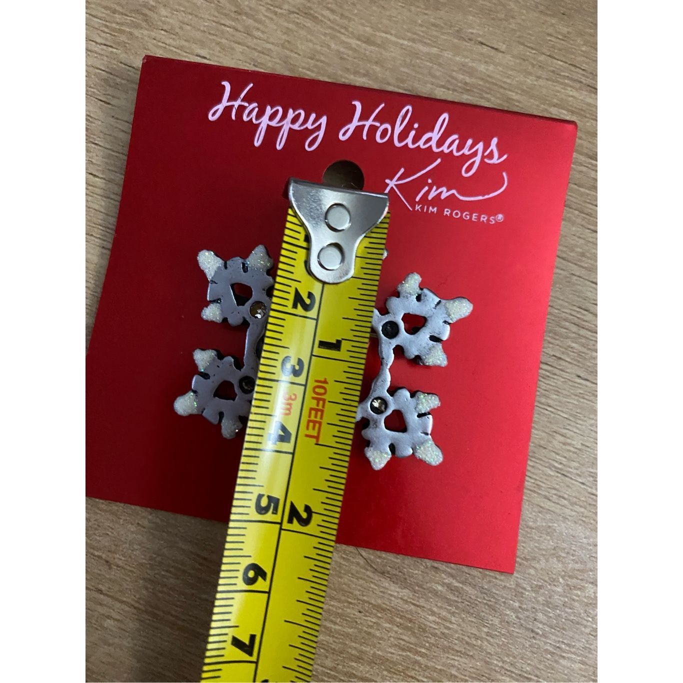 Eugenia Kim Kim Rogers NIB Holiday Snowflake Pin Brooch Size ONE SIZE - 3 Thumbnail