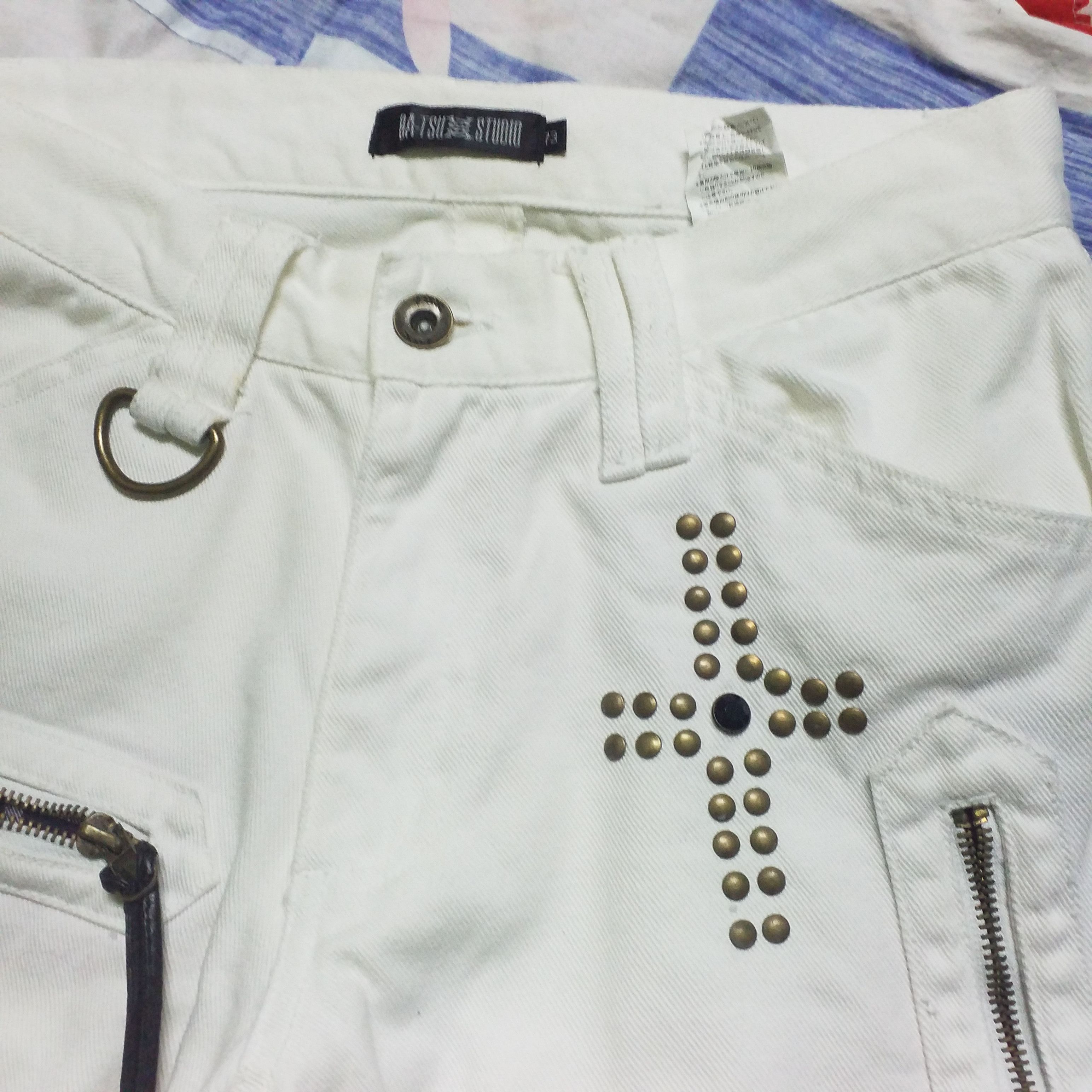Other BA TSU STUDIO FLARE CARGO JEANS Size 29" - 2 Thumbnail