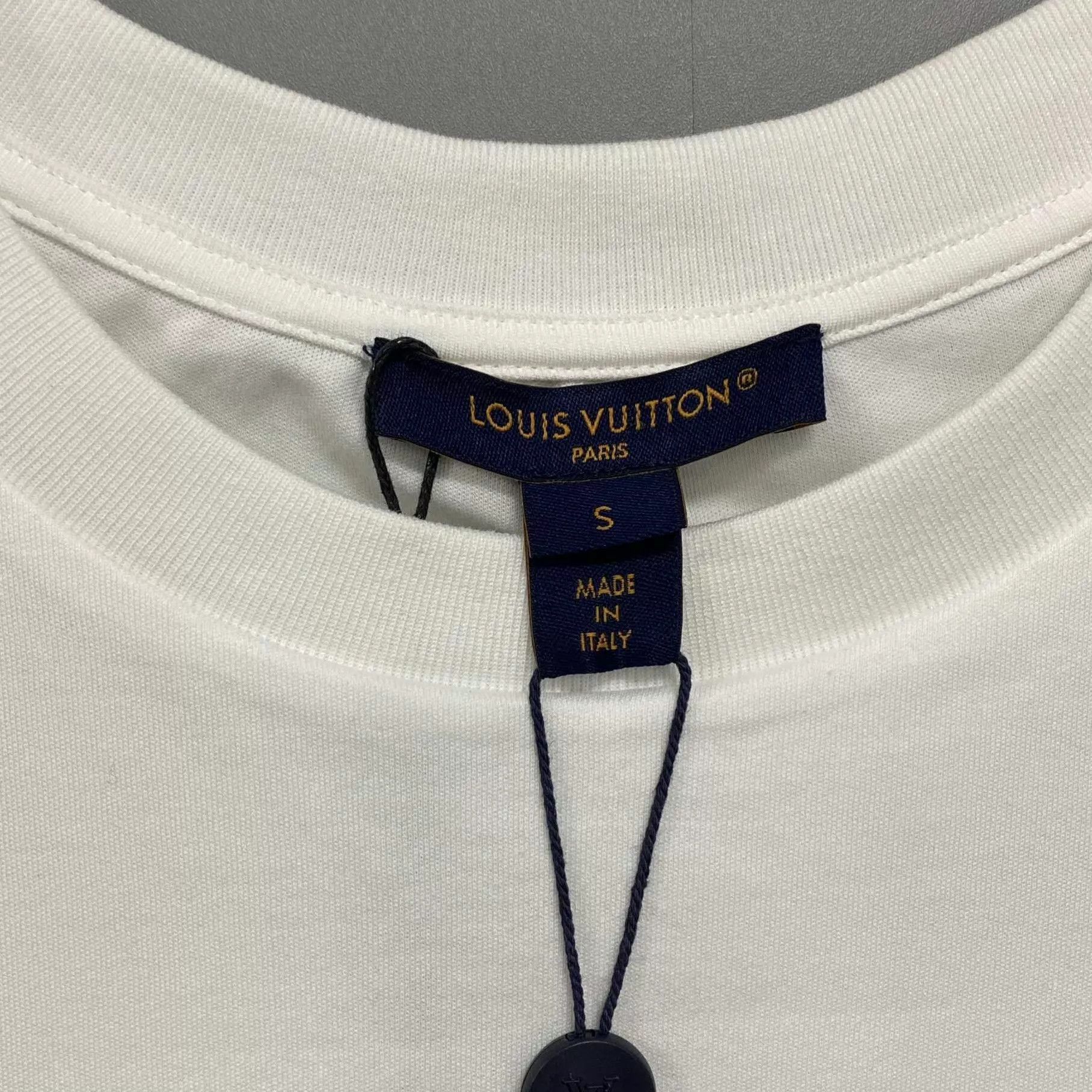 Louis Vuitton LV 26 Vivienne Embroidered Logo Short Tee S Size S / US 4 / IT 40 - 4 Thumbnail