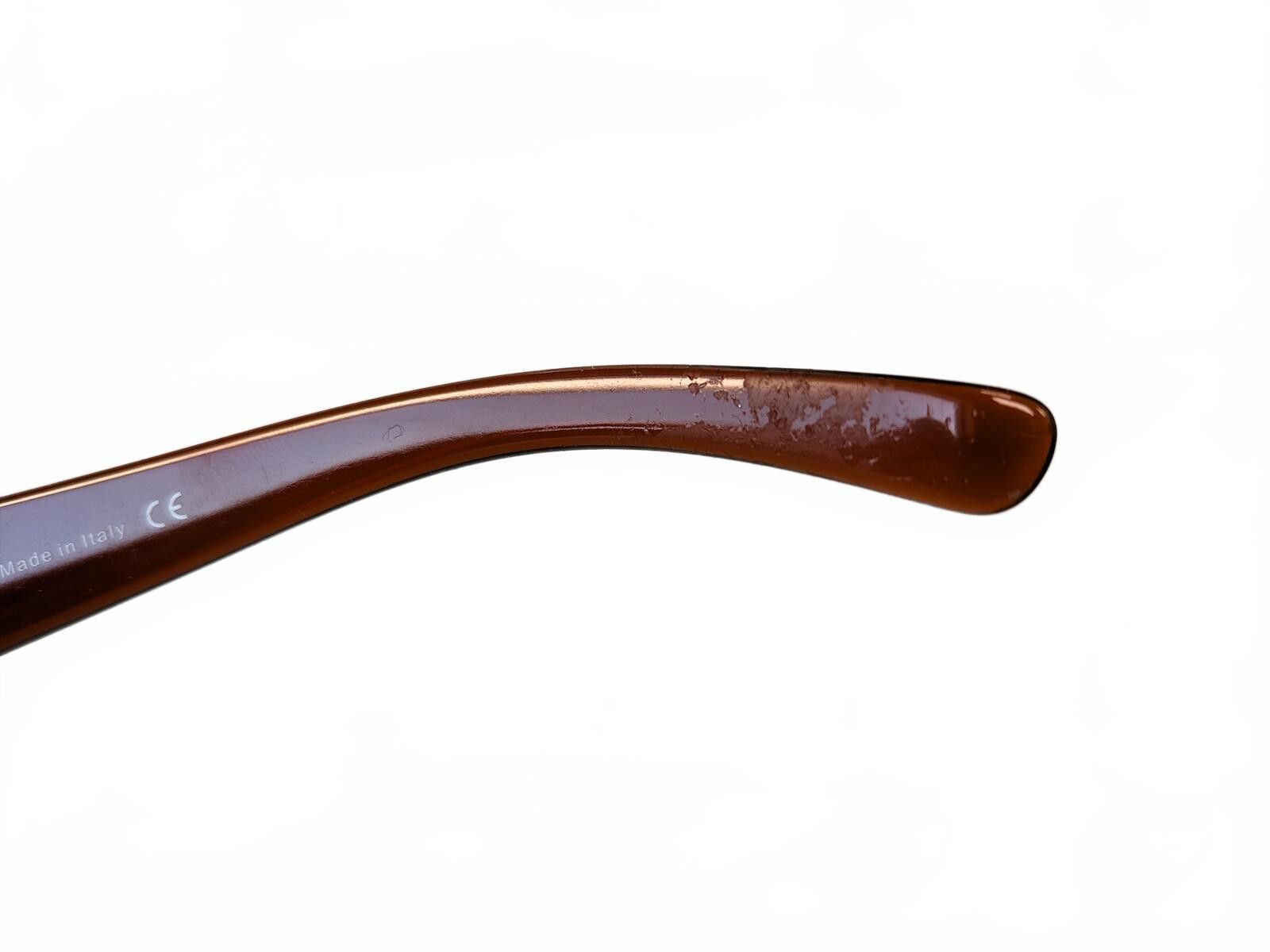 Prada Prada SPS 52E Sunglasses Italy Linea Rossa Face Shield Brown Size ONE SIZE - 12 Thumbnail