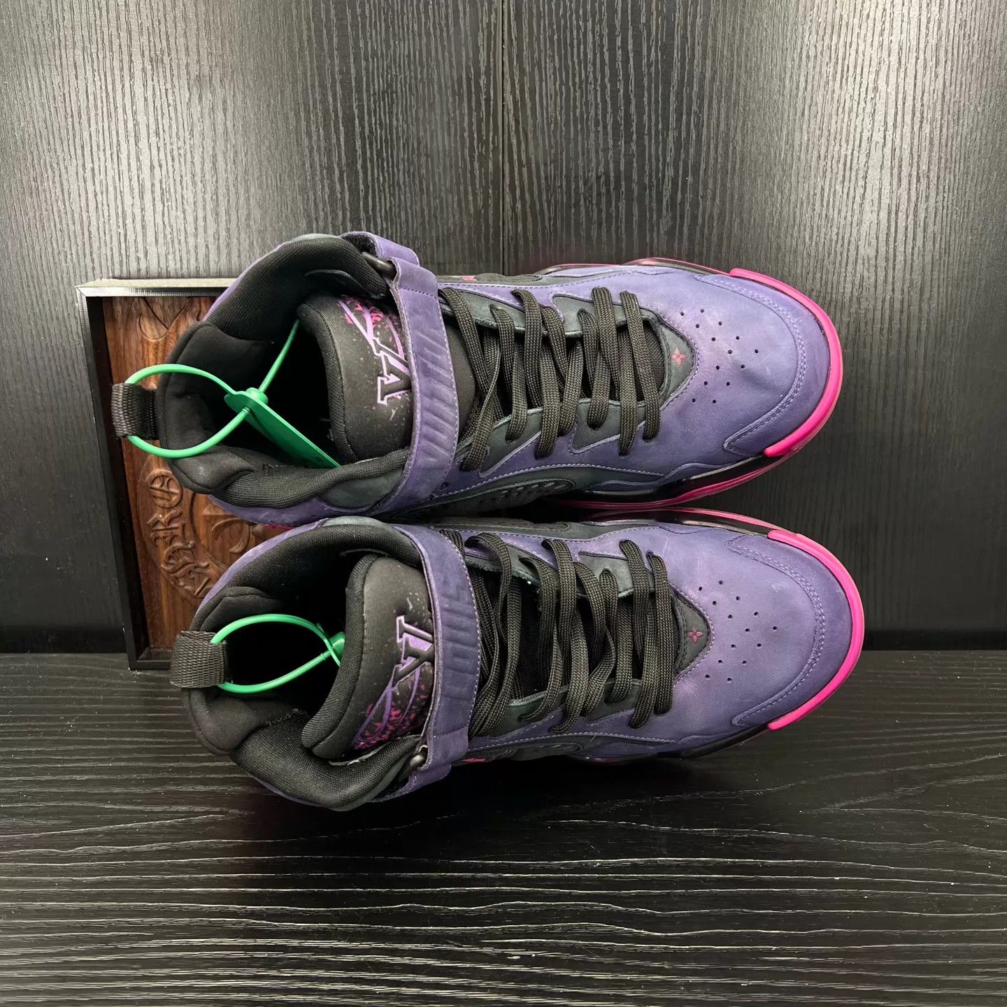 Louis Vuitton LV Trainer2 Blue Purple 7.5 (41.5) New Size US 8.5 / EU 41-42 - 2 Thumbnail