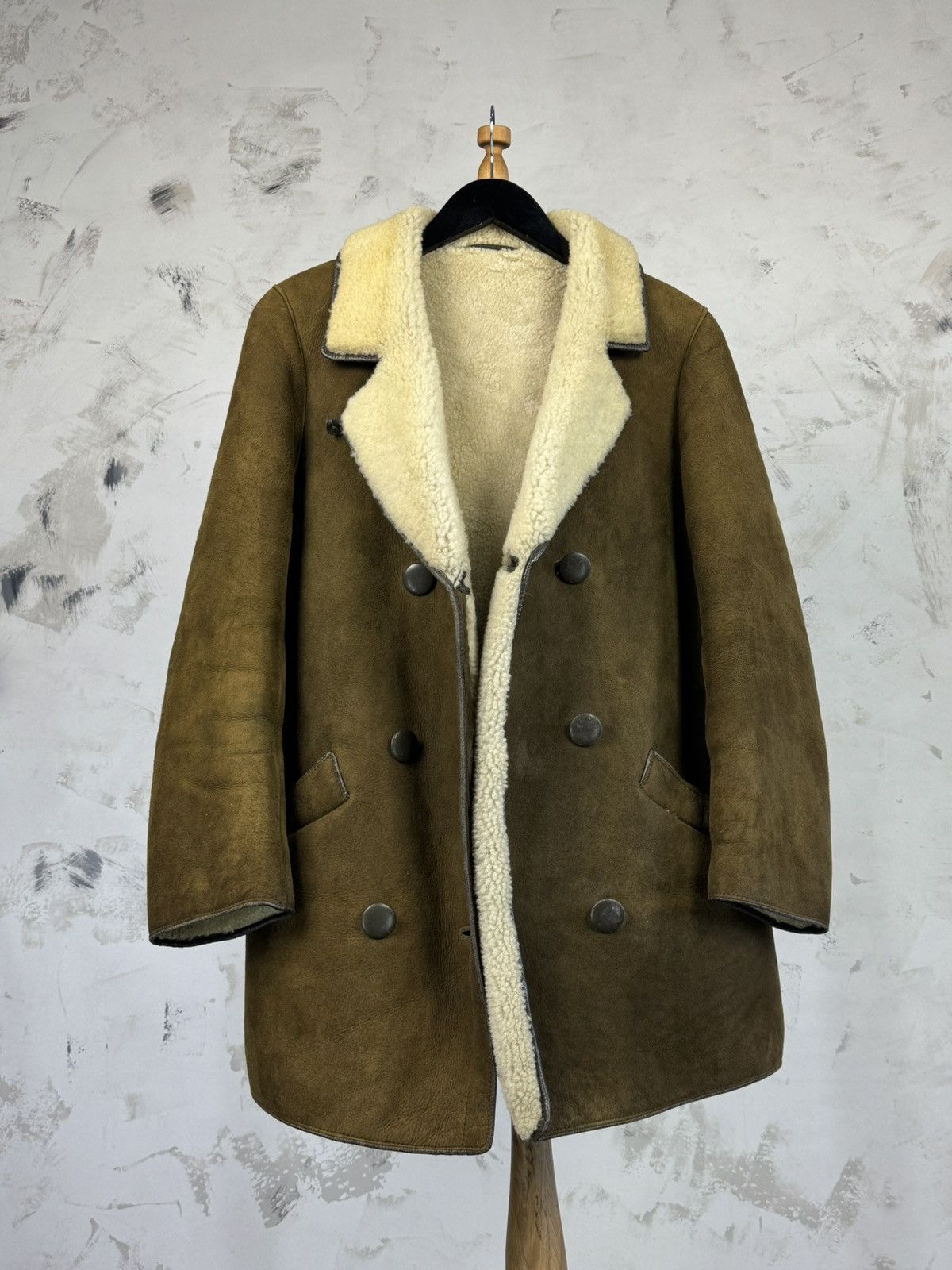 Vintage Vintage Morlands Sheepskin Coat Size XS - S Size XS / US 0-2 / IT 36-38 - 2 Thumbnail