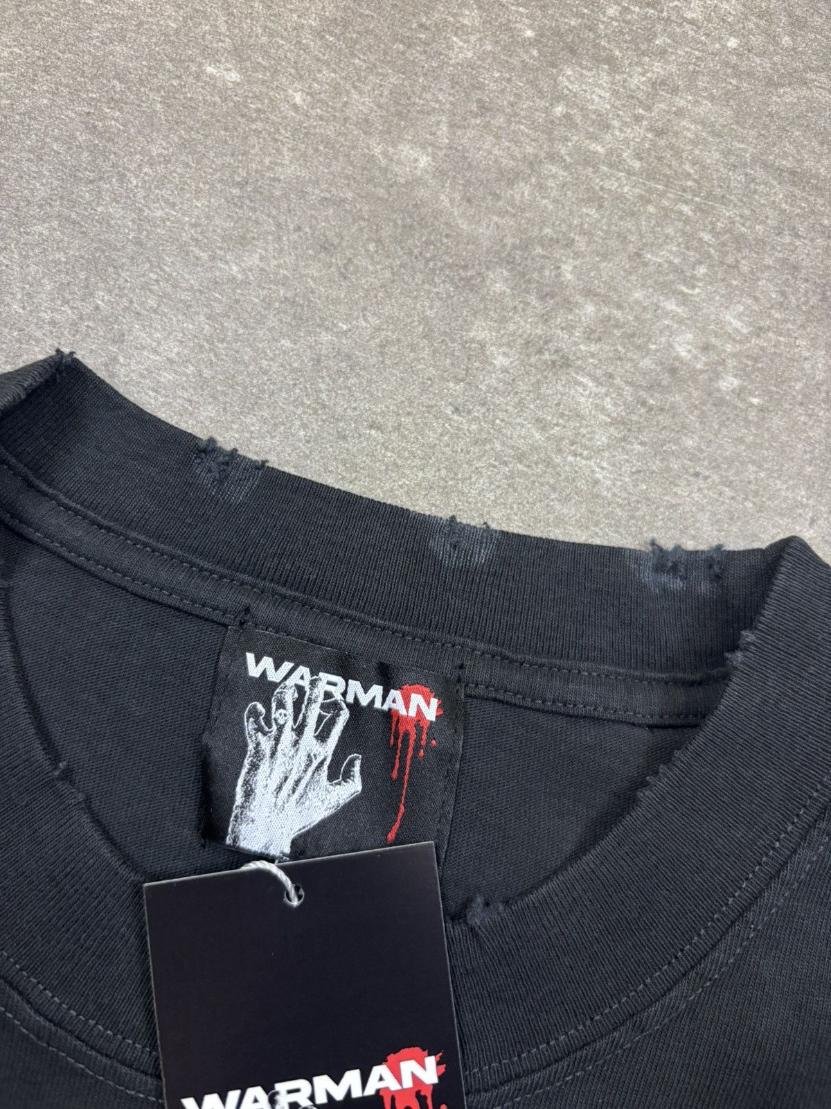 Vintage Warman Rockstar Skeleton Graphic T-Shirt, Black Size US S / EU 44-46 / 1 - 5 Thumbnail