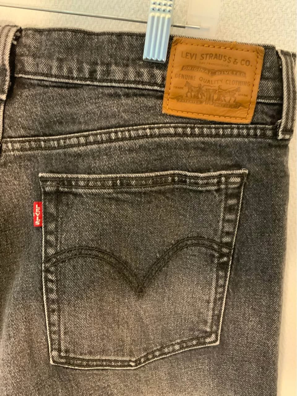 Levi's Vintage Clothing Vintage Levis Jeans Men's W32, washed Black Denim. Size US 32 / EU 48 - 5 Thumbnail