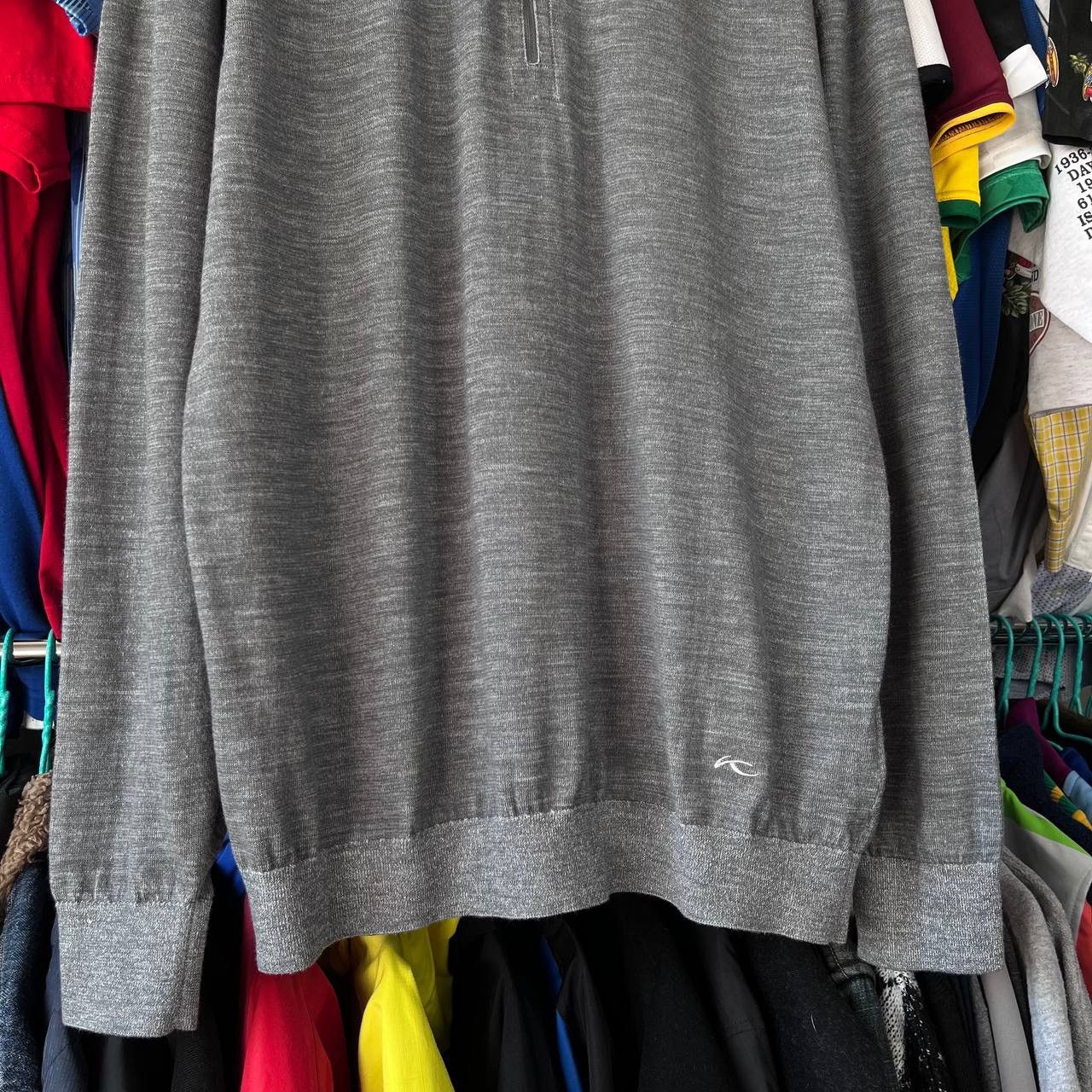 KJUS Kjus 1/3 Zip Light Gray Pullover Outdoor Hiking Trail Size US XL / EU 56 / 4 - 3 Thumbnail