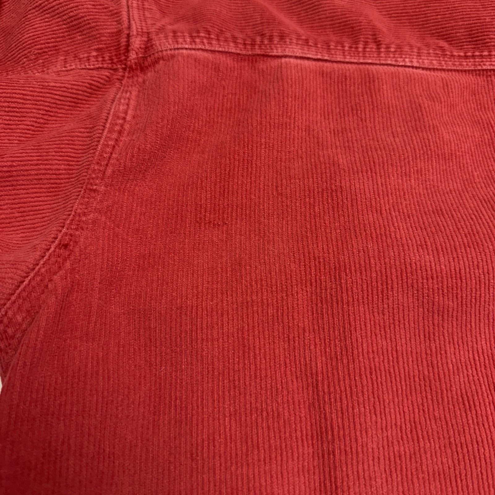 Structure × Vintage Vintage Structure Corduroy Anorak Jacket Adult Large Red Col Size US L / EU 52-54 / 3 - 12 Thumbnail