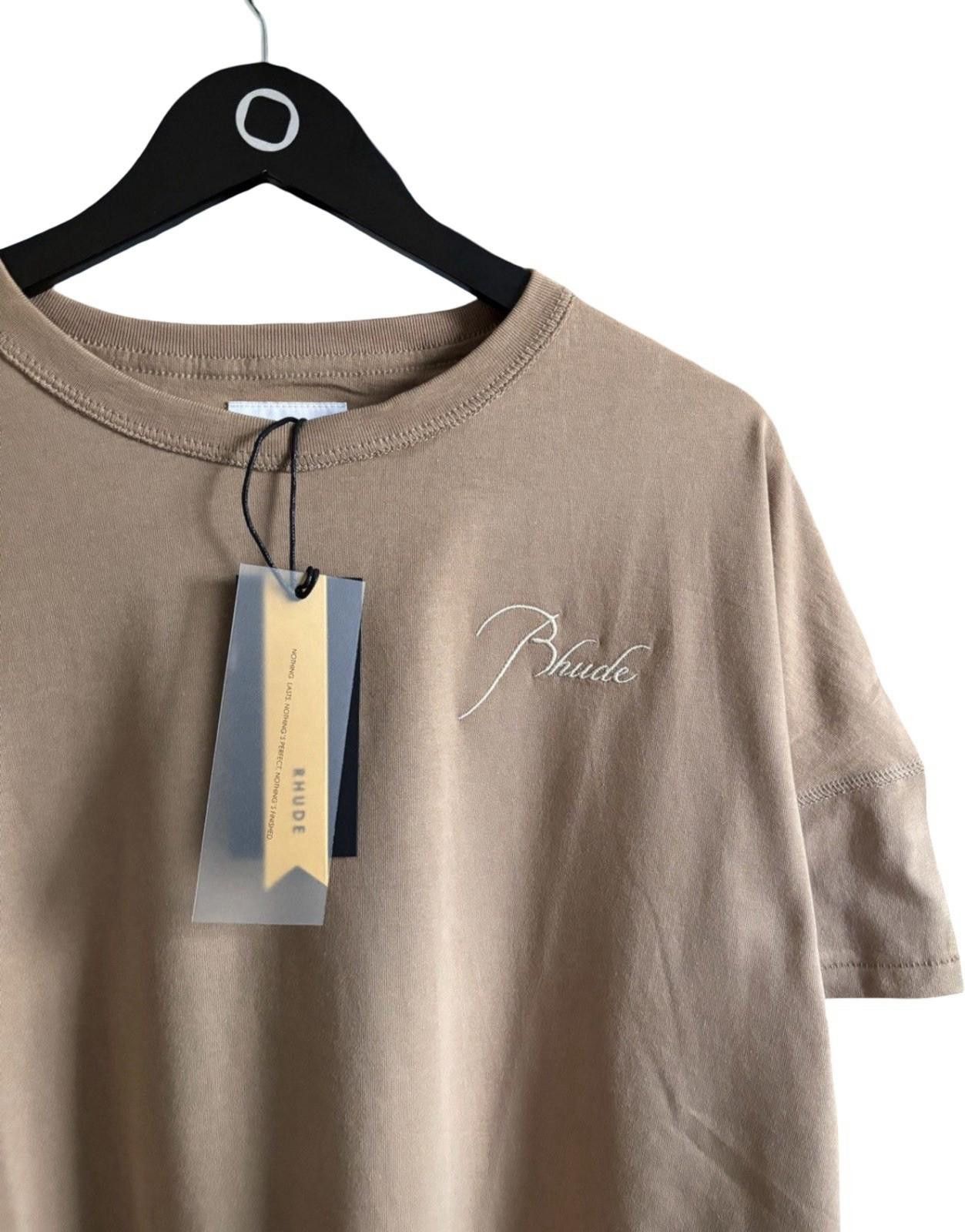Rhude Rhude Reverse Tee VTG Tan NWT Size S $295 Retail Size US S / EU 44-46 / 1 - 2 Thumbnail
