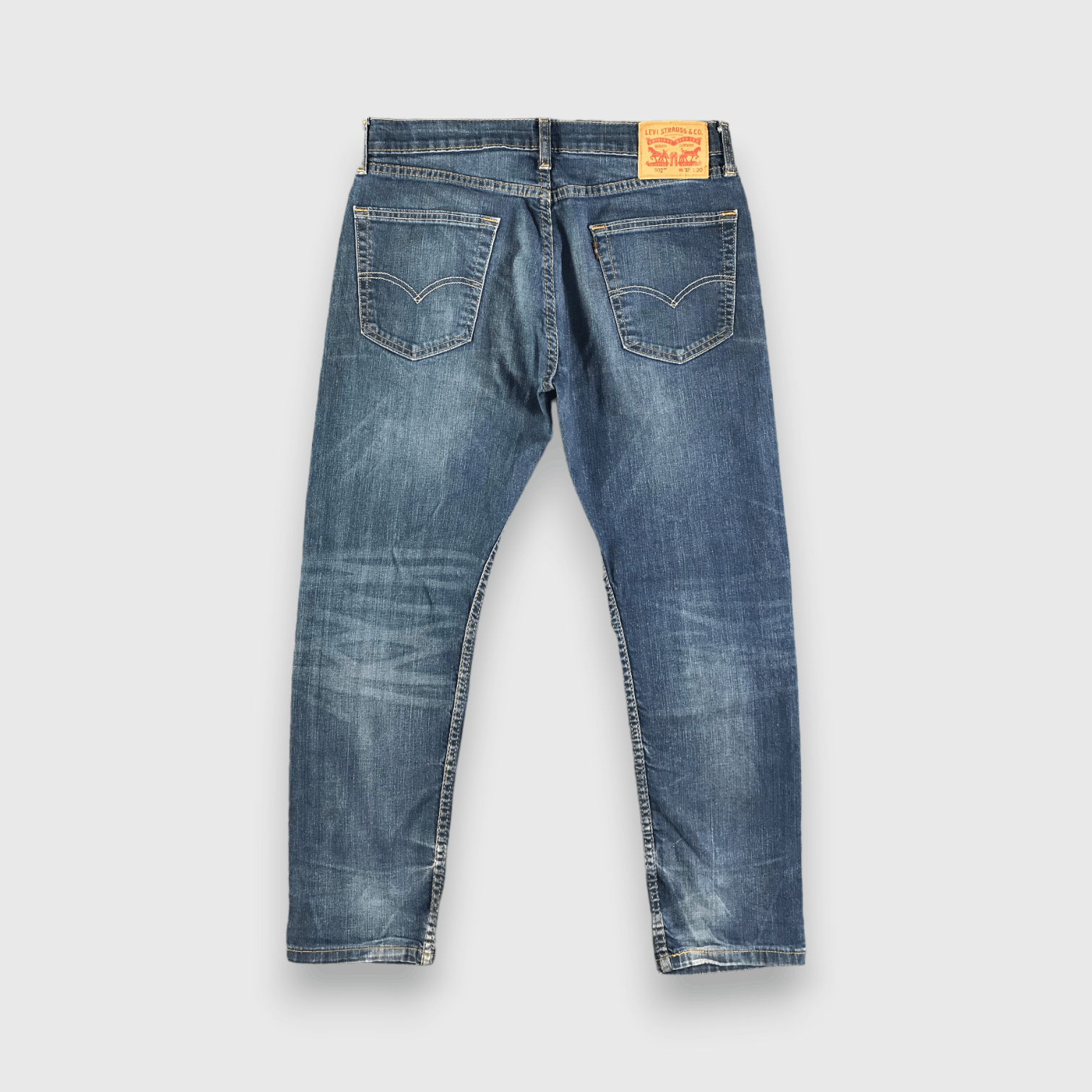 Levi's Vintage Blue Wash Levis 502 Jeans-J3442 Size US 34 / EU 50 - 2 Thumbnail