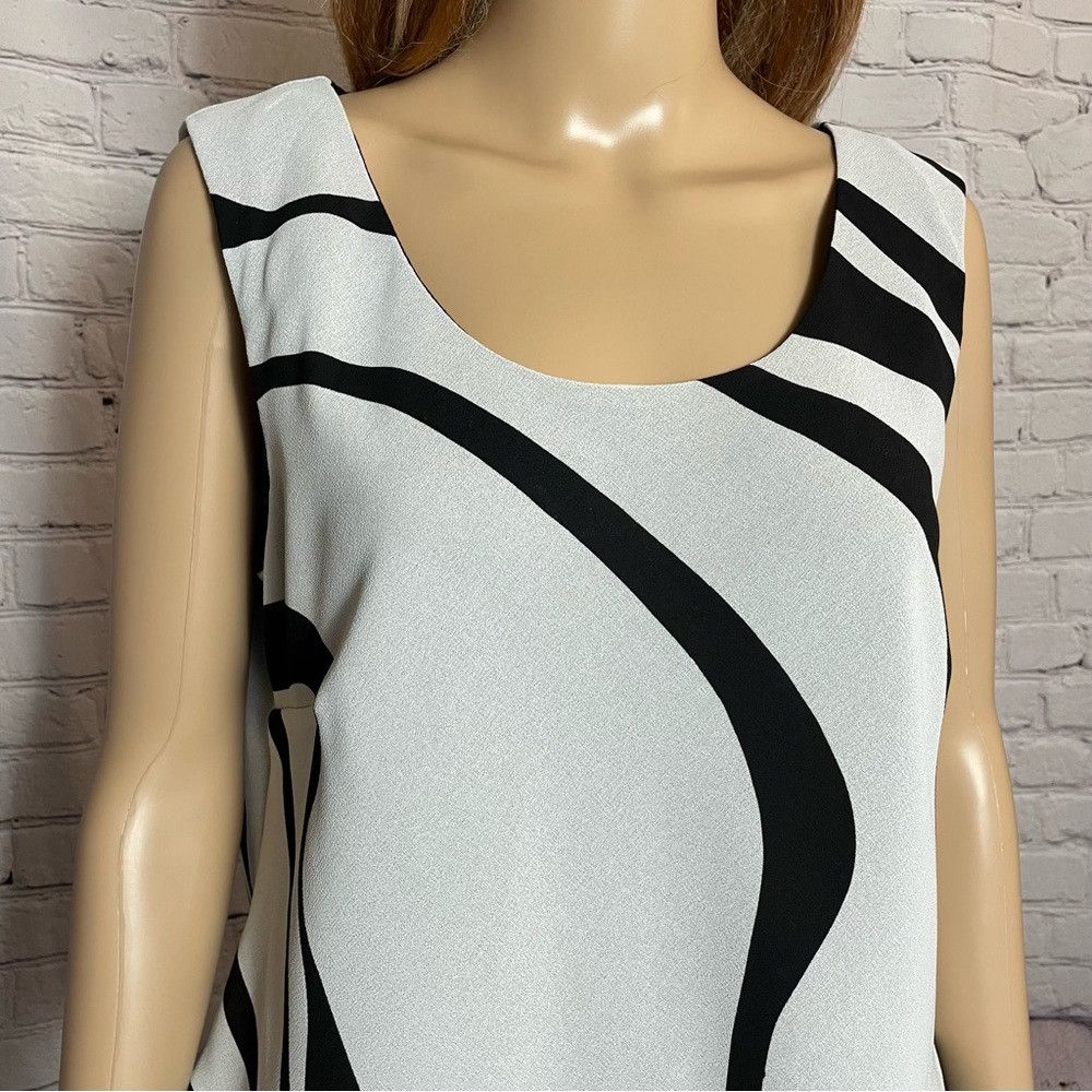 Other R&M Richards White Black Tank Top Size L Size L / US 10 / IT 46 - 3 Thumbnail