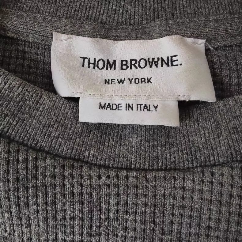 Thom Browne Thom browne Waffed sweatshirt 2504-Nextarrow Size US M / EU 48-50 / 2 - 6 Thumbnail
