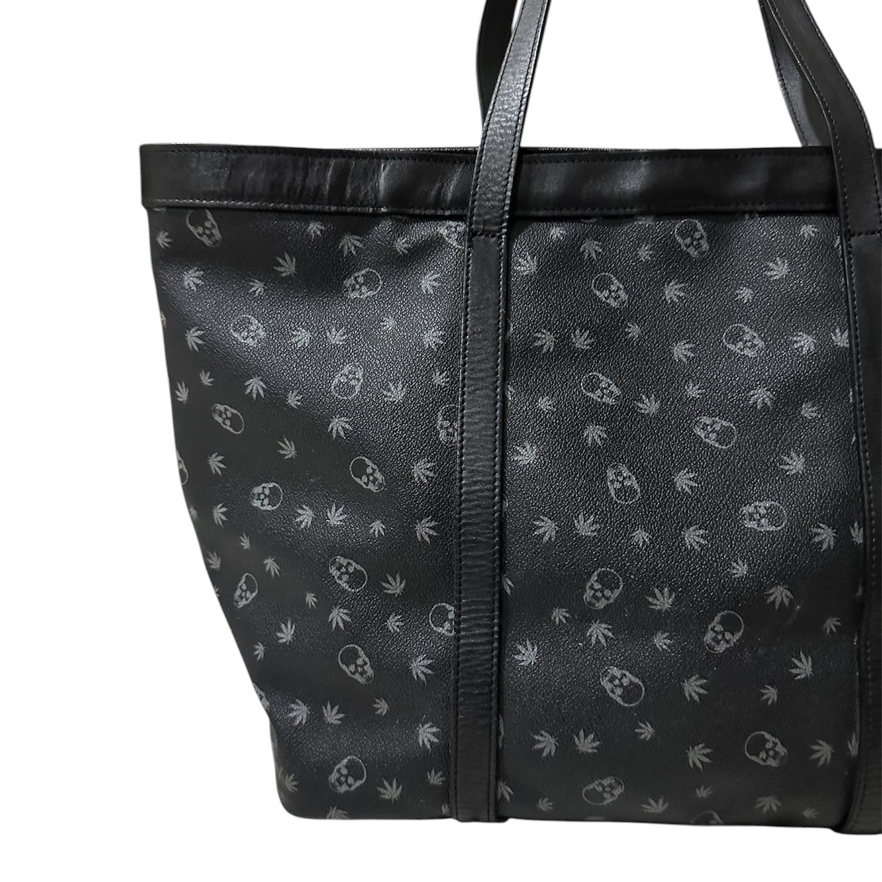 Lucien Pellat-Finet 🔥LPF Skull Hemp Leather Tote Bag Size ONE SIZE - 6 Thumbnail