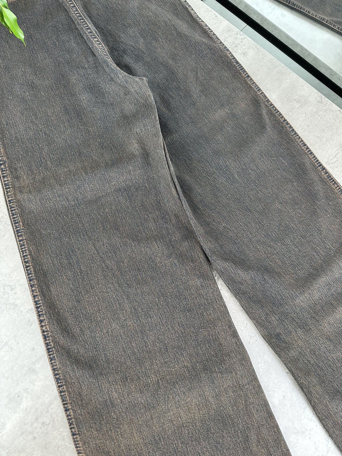 Japanese Brand Vintage Wide Jeans Y2K Size 27" / US 4 / IT 40 - 11 Thumbnail